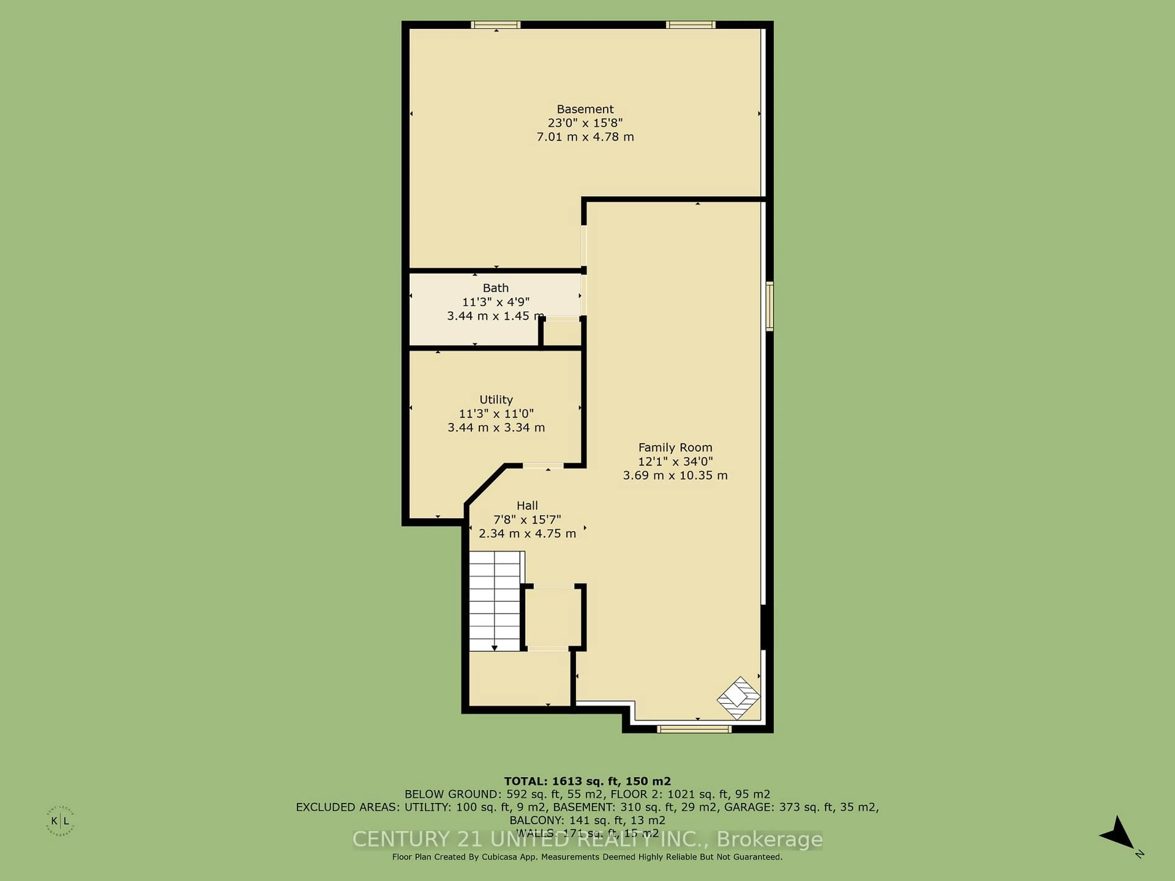 Floor plan for 2221 Lorraine Dr, Peterborough North Ontario K9L 1X5
