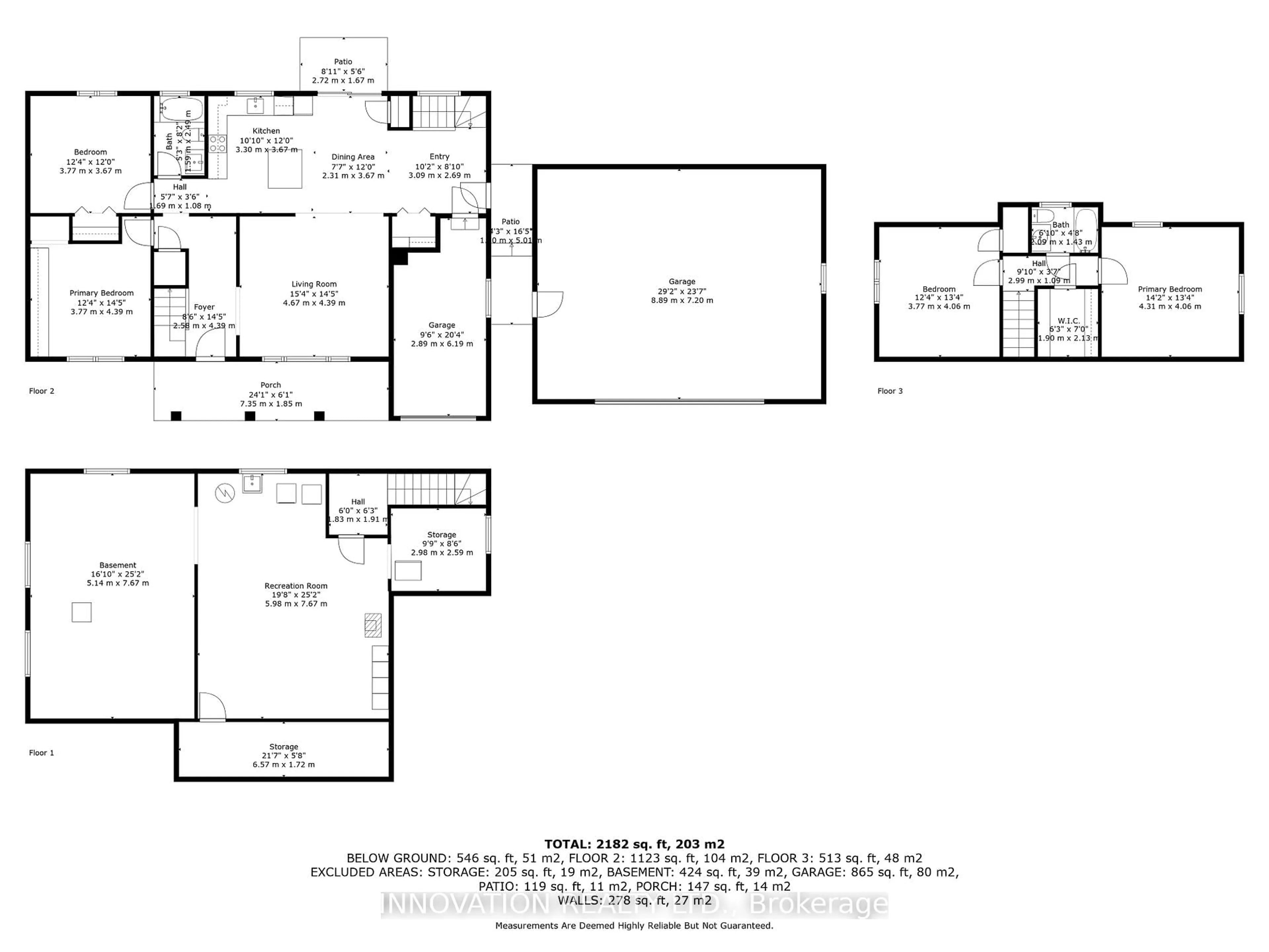 Floor plan for 1424 Notre Dame St, Russell Ontario K0A 1W0
