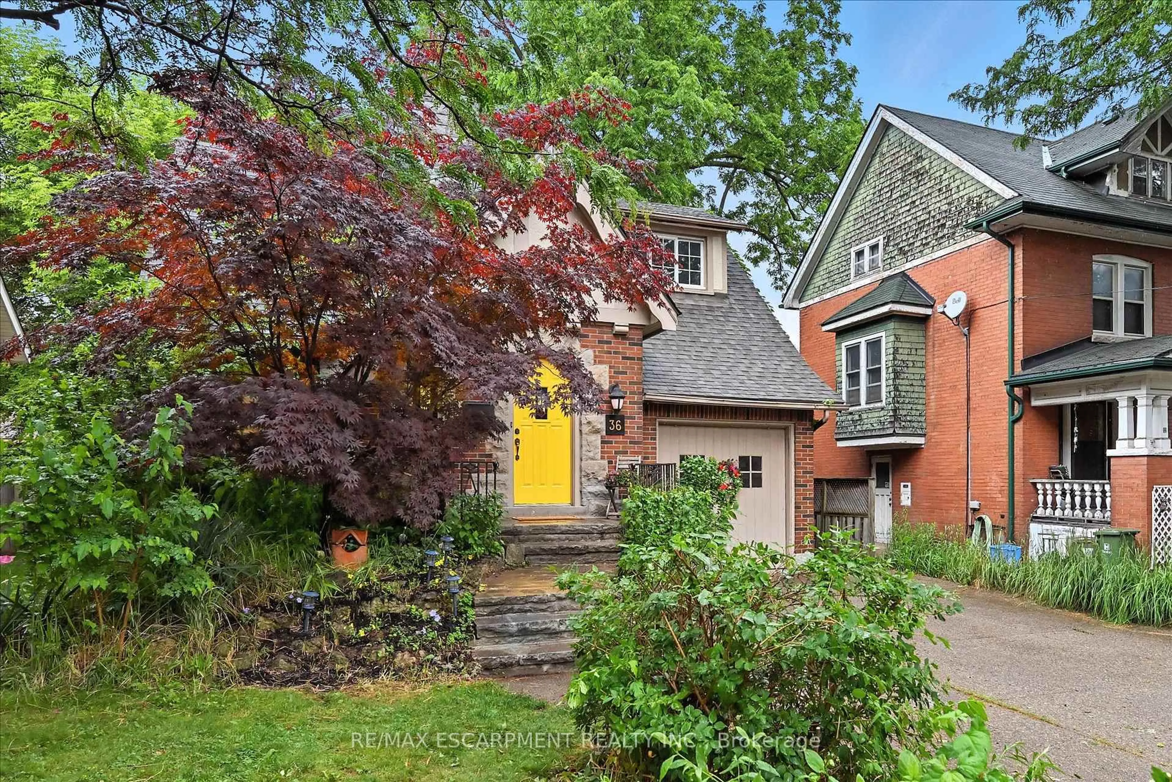 Home with brick exterior material, street for 36 Grosvenor Ave, Hamilton Ontario L8M 3K9