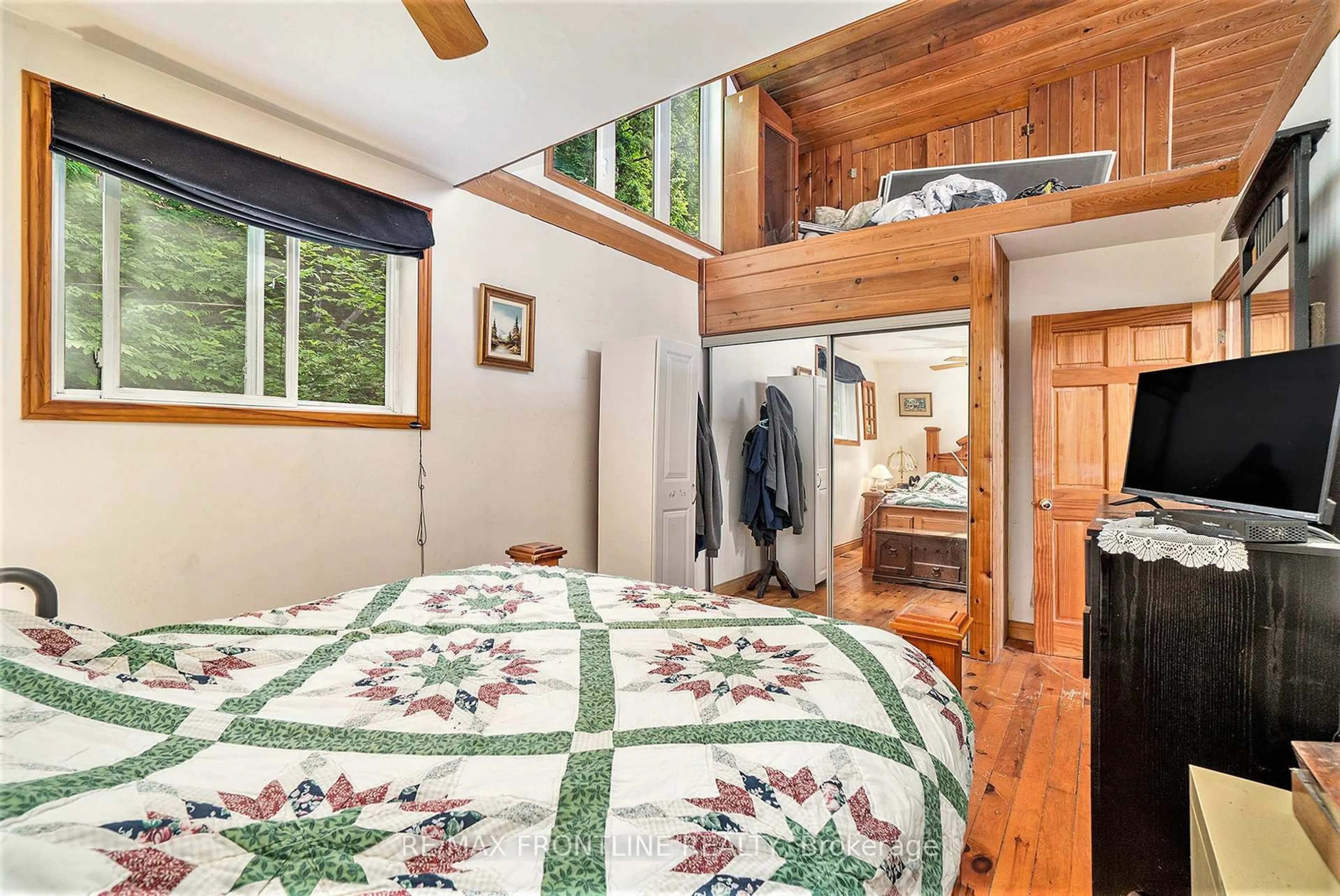Bedroom with bed, unknown for 544 Christie Lake Ln 51A Lane, Maberly Ontario K0H 2B0