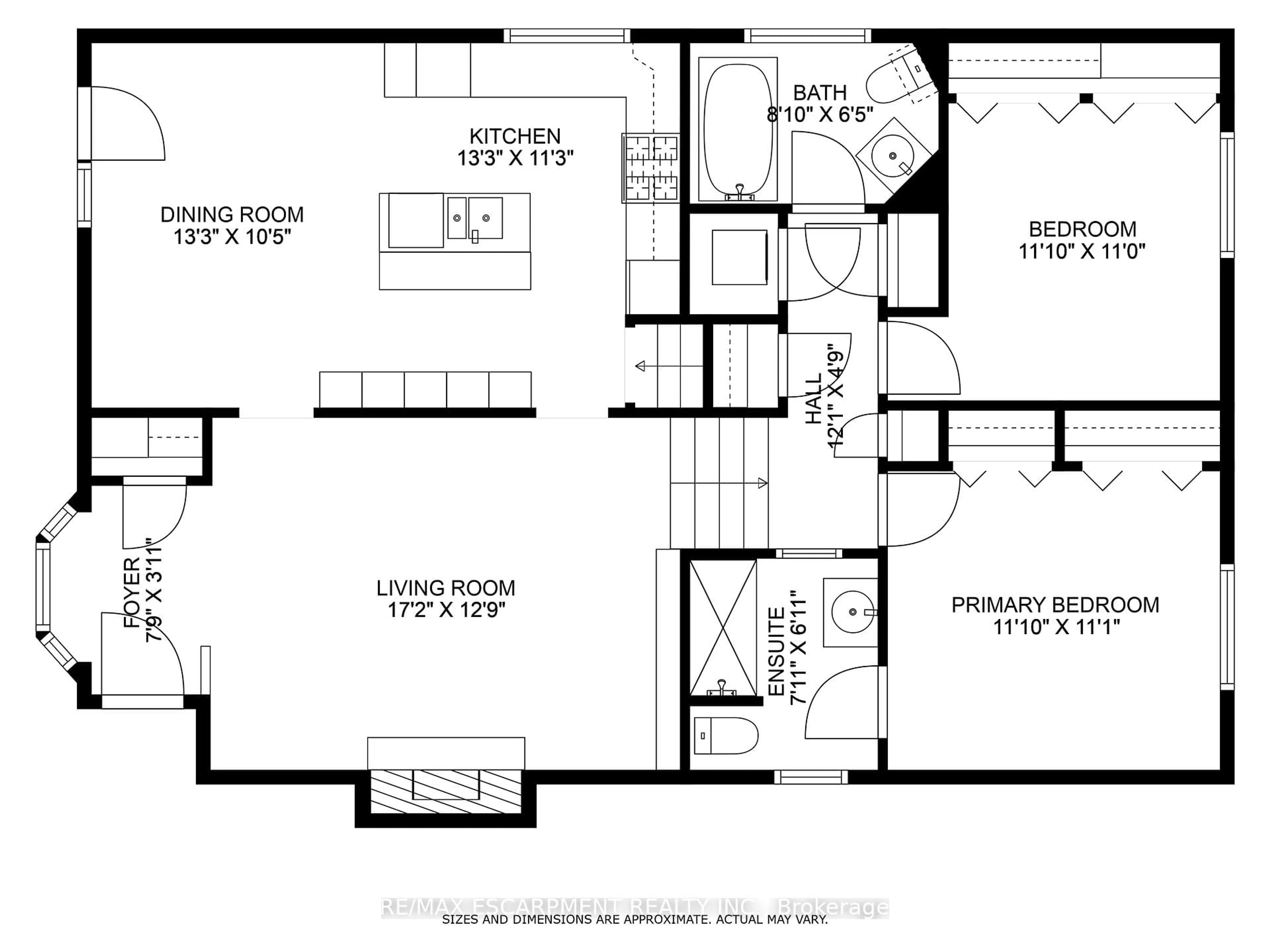 Floor plan for 82 Skyline Dr, Hamilton Ontario L9H 3C6