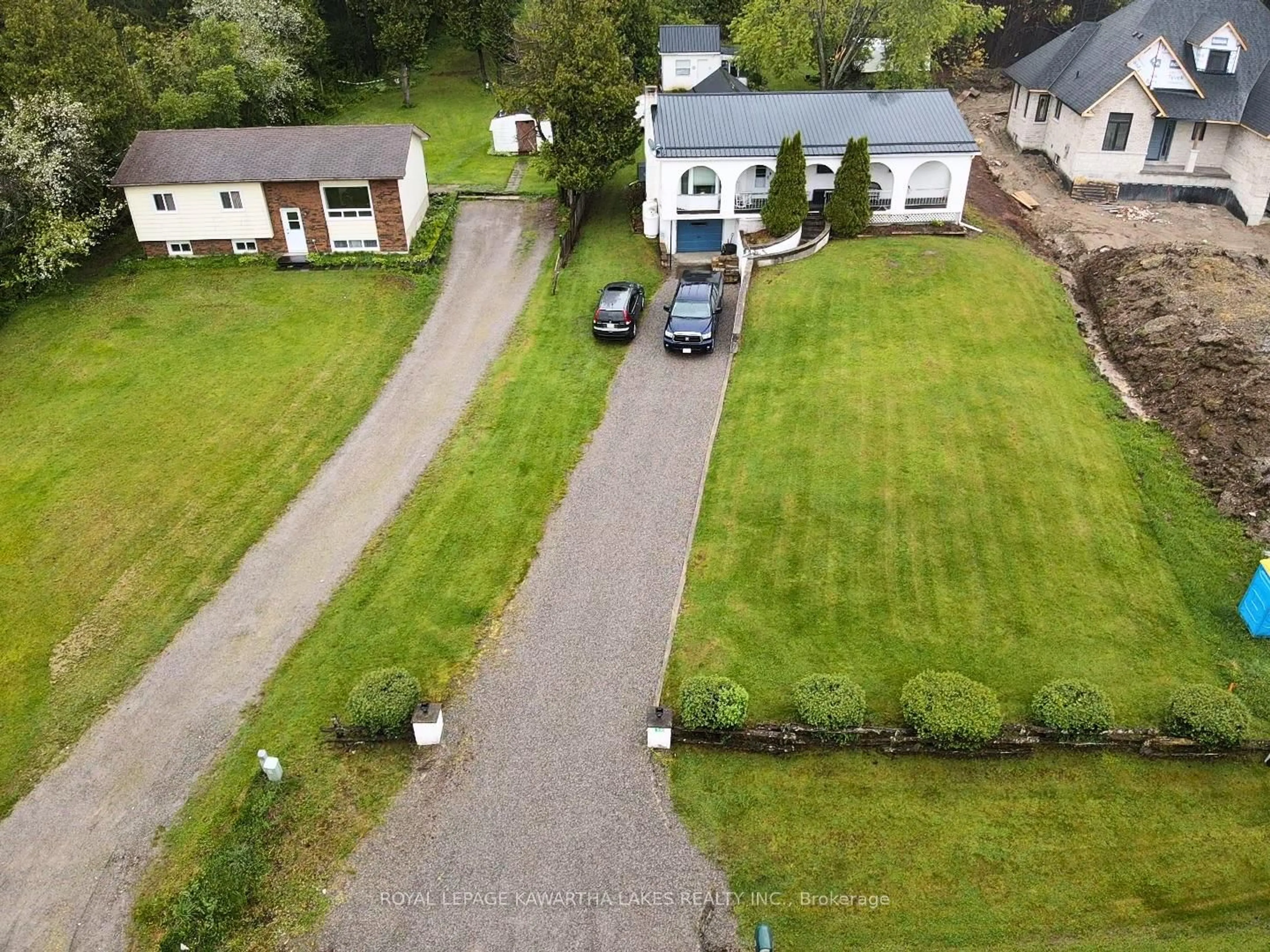 A pic from outside/outdoor area/front of a property/back of a property/a pic from drone, street for 835 Cedar Glen Rd, Kawartha Lakes Ontario K0M 1L0