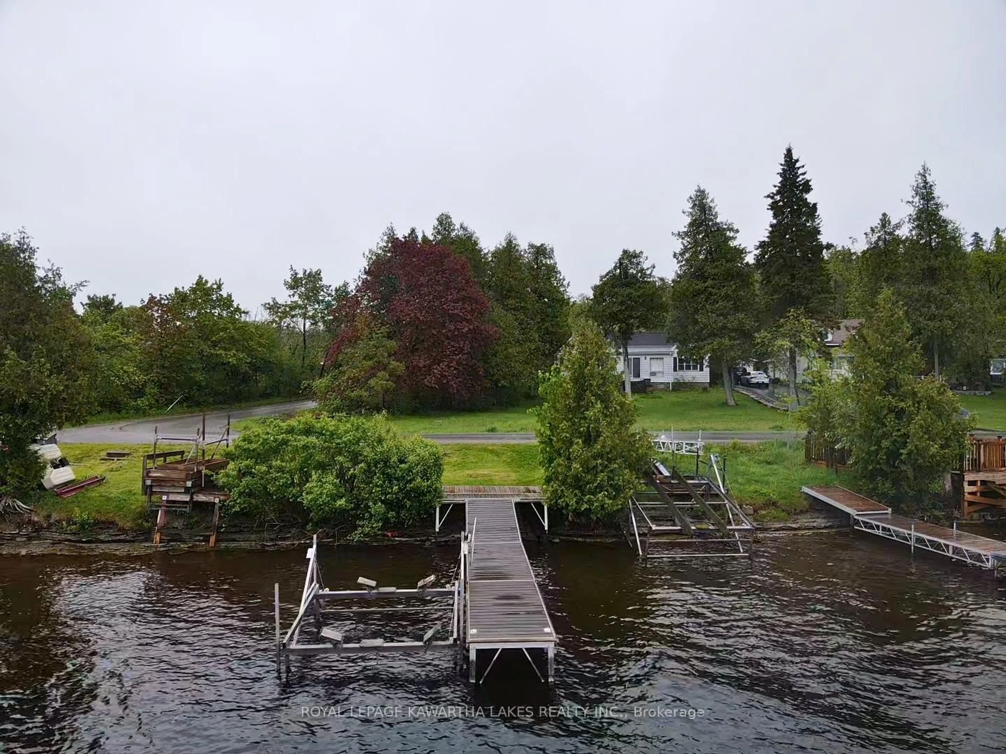 A pic from outside/outdoor area/front of a property/back of a property/a pic from drone, water/lake/river/ocean view for 835 Cedar Glen Rd, Kawartha Lakes Ontario K0M 1L0