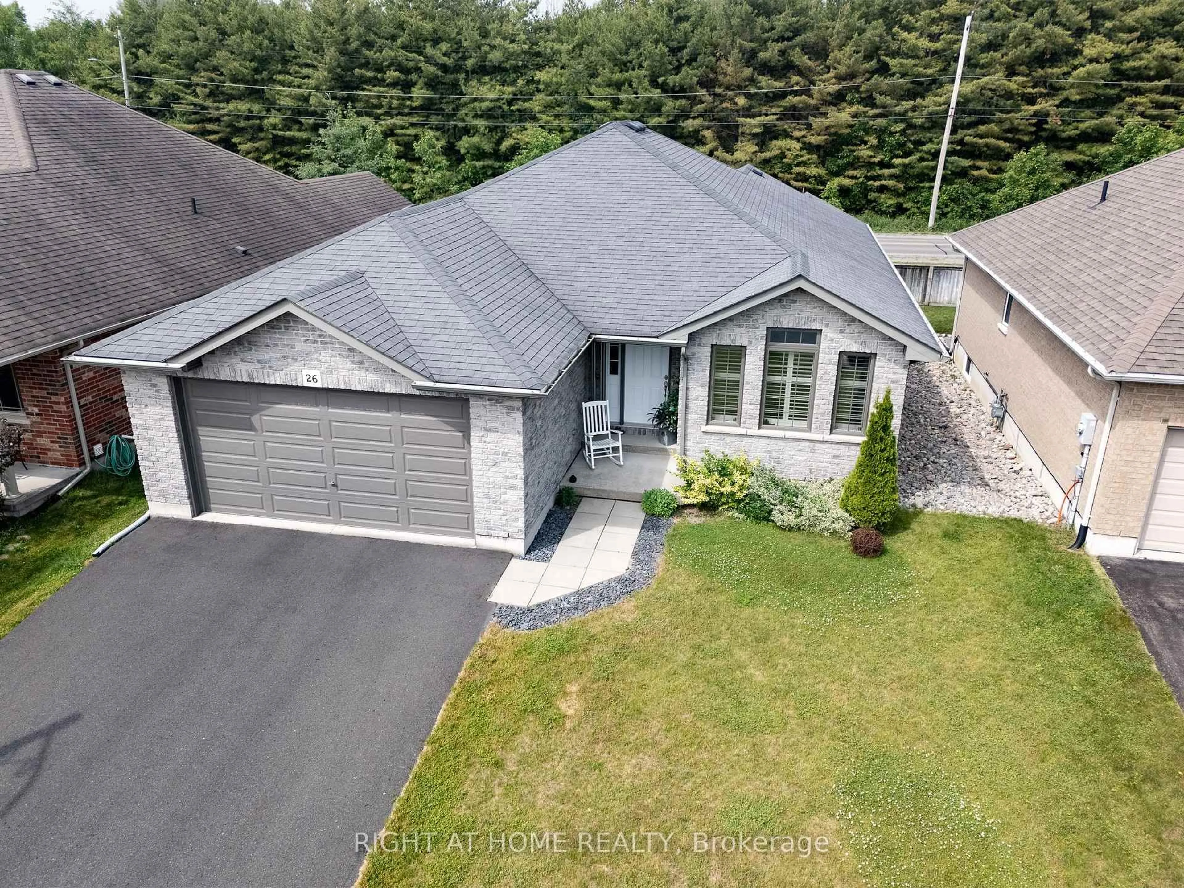 A pic from outside/outdoor area/front of a property/back of a property/a pic from drone, street for 26 Ward Dr, Brighton Ontario K0K 1H0