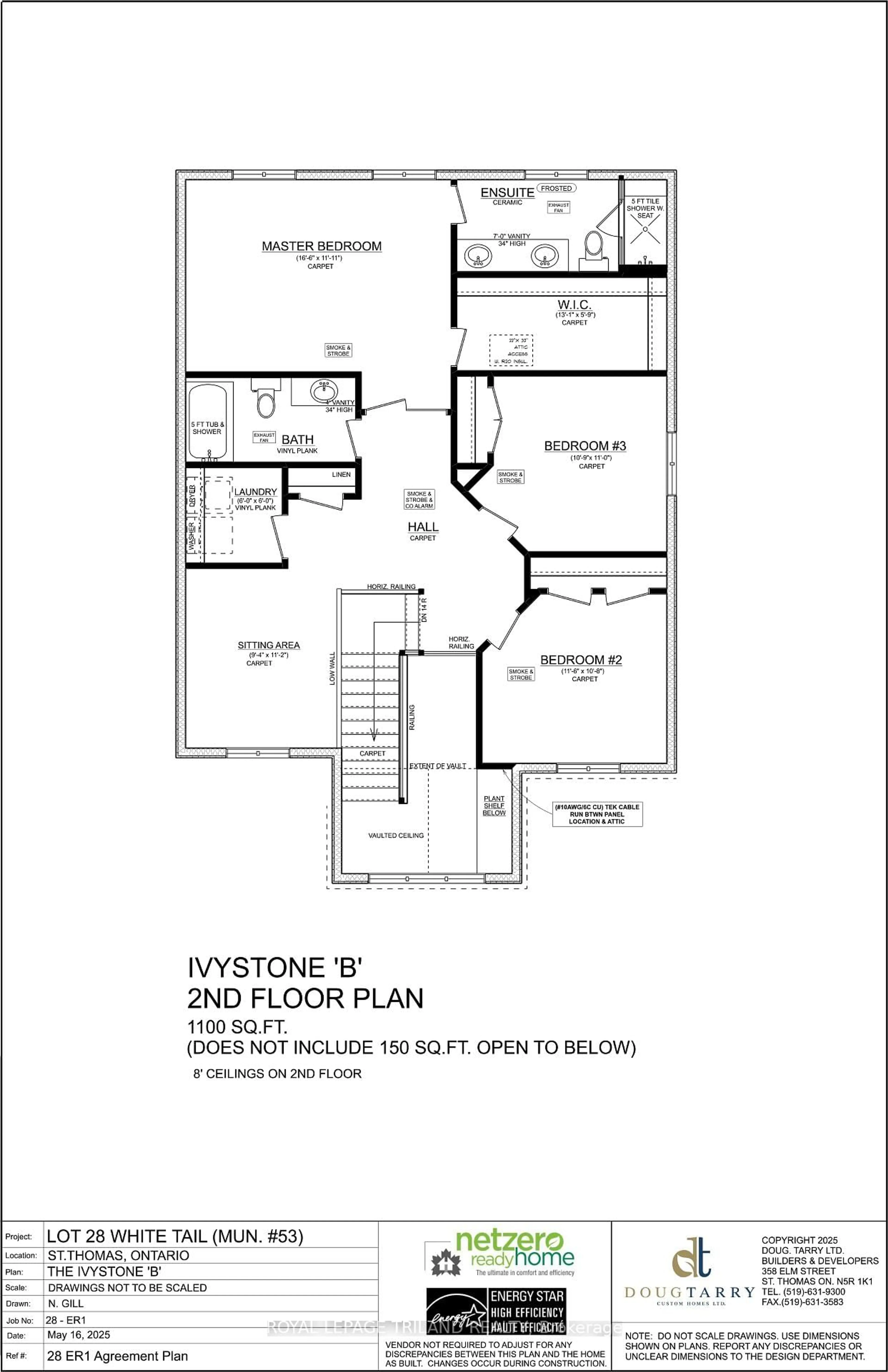 Floor plan for 53 WHITE TAIL Path, Central Elgin Ontario N5R 0M8