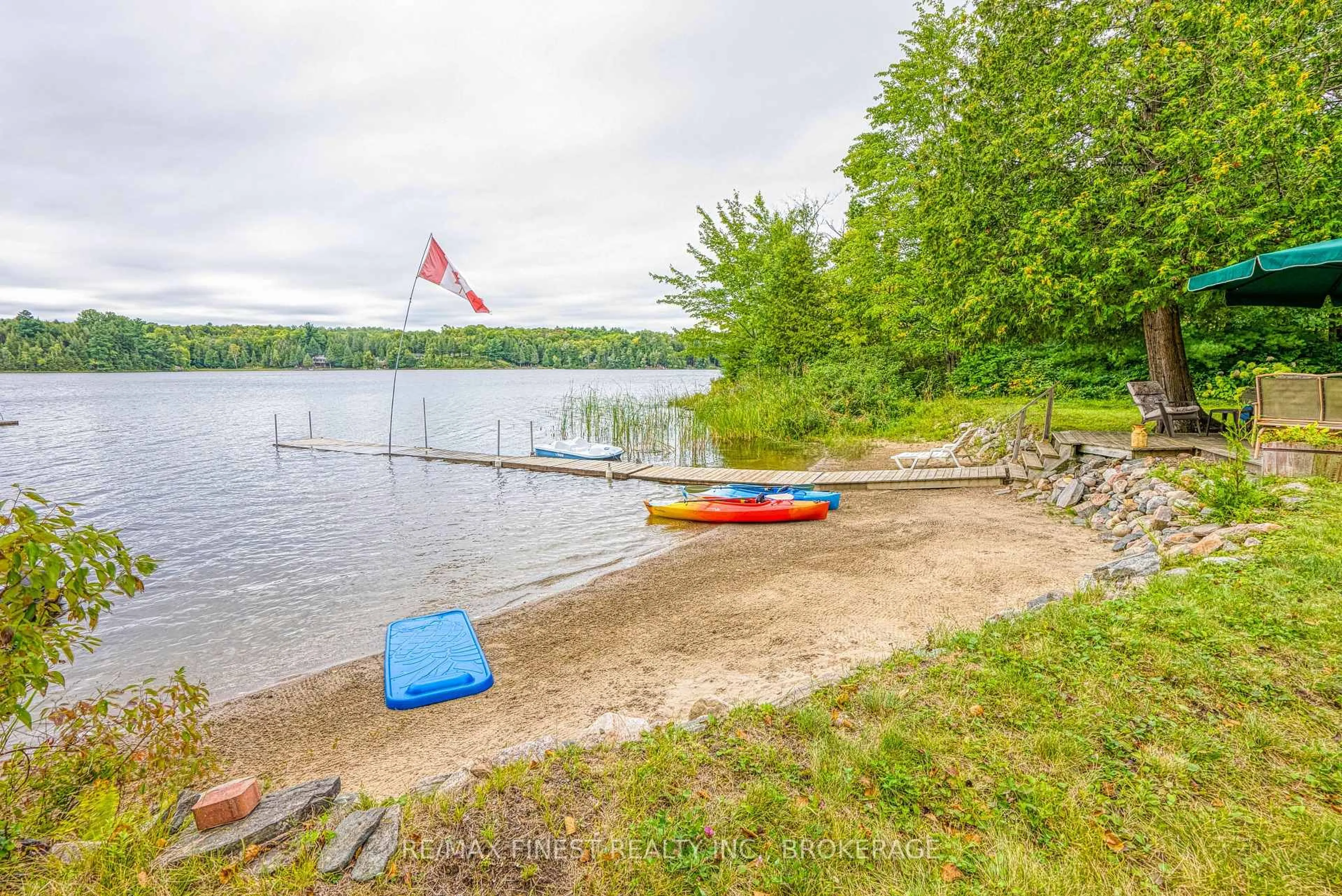 Patio, water/lake/river/ocean view for 1602 Baker Valley Rd, Arden Ontario K0H 1B0