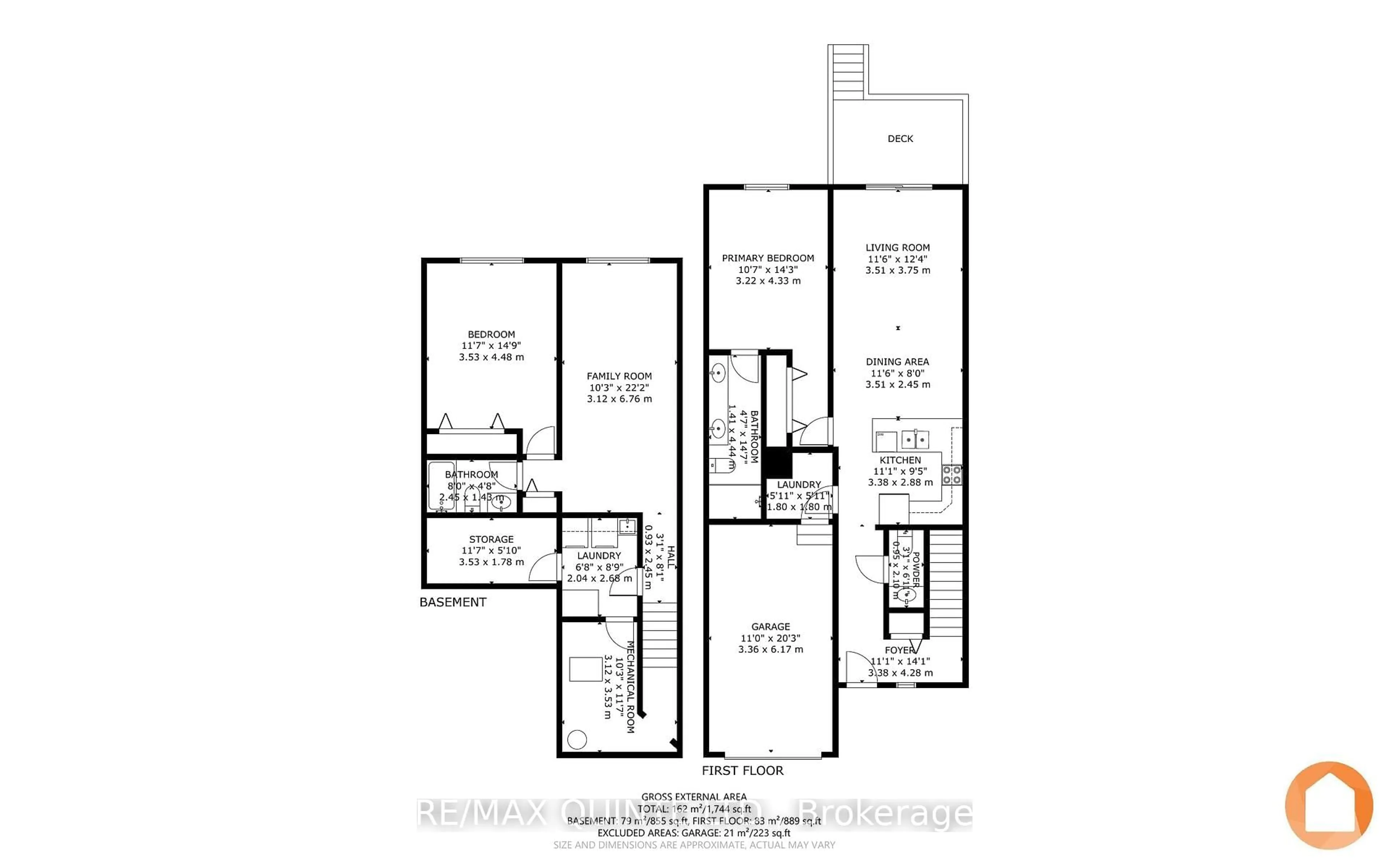 Floor plan for 15 McIntosh Cres, Quinte West Ontario K8V 0E9