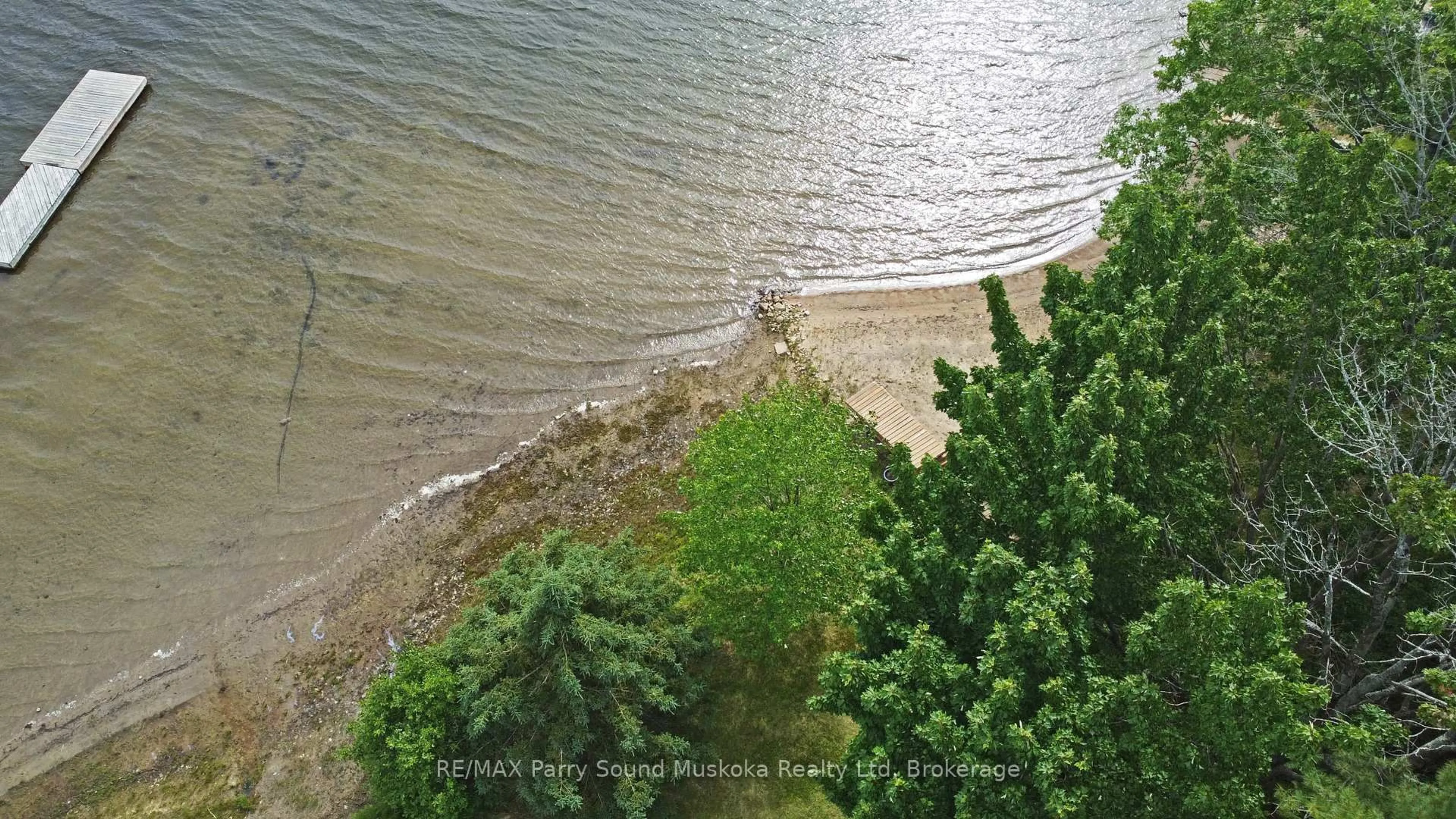 A pic from outside/outdoor area/front of a property/back of a property/a pic from drone, water/lake/river/ocean view for 10 Pine Valley Dr, Carling Ontario P0G 1G0