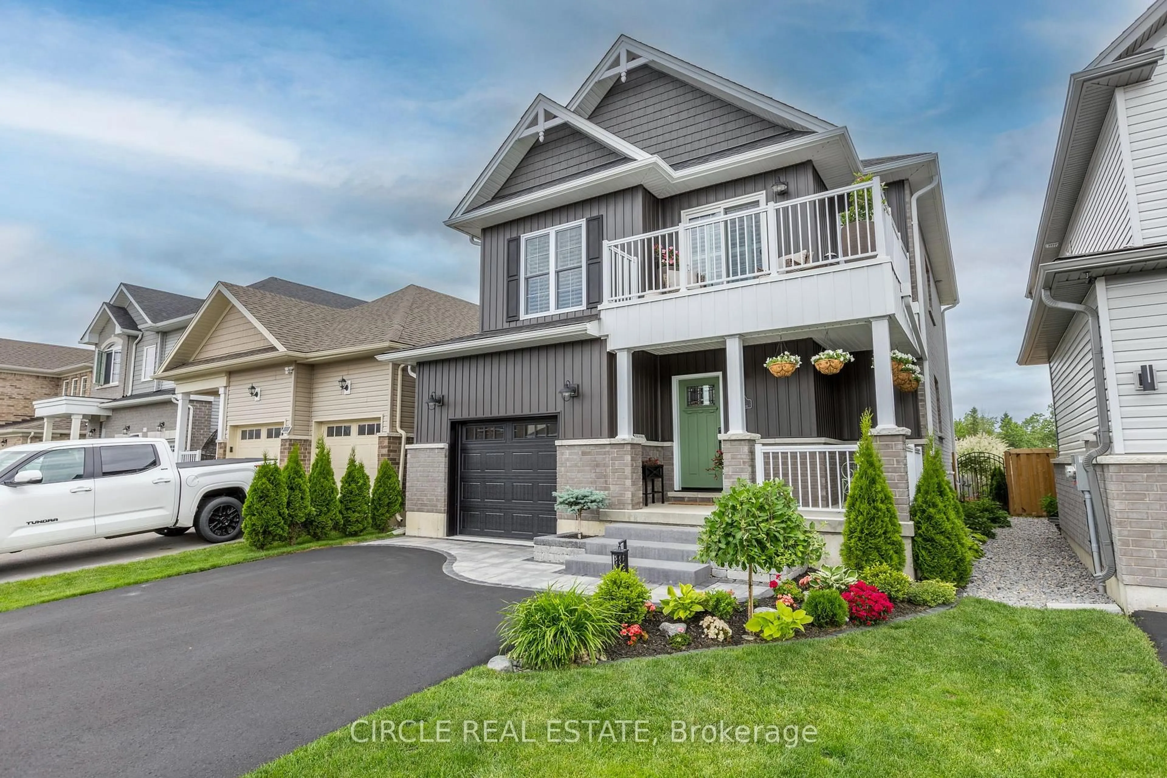 Home with vinyl exterior material, street for 15 Veterans Rd, Peterborough East Ontario K9J 0K1