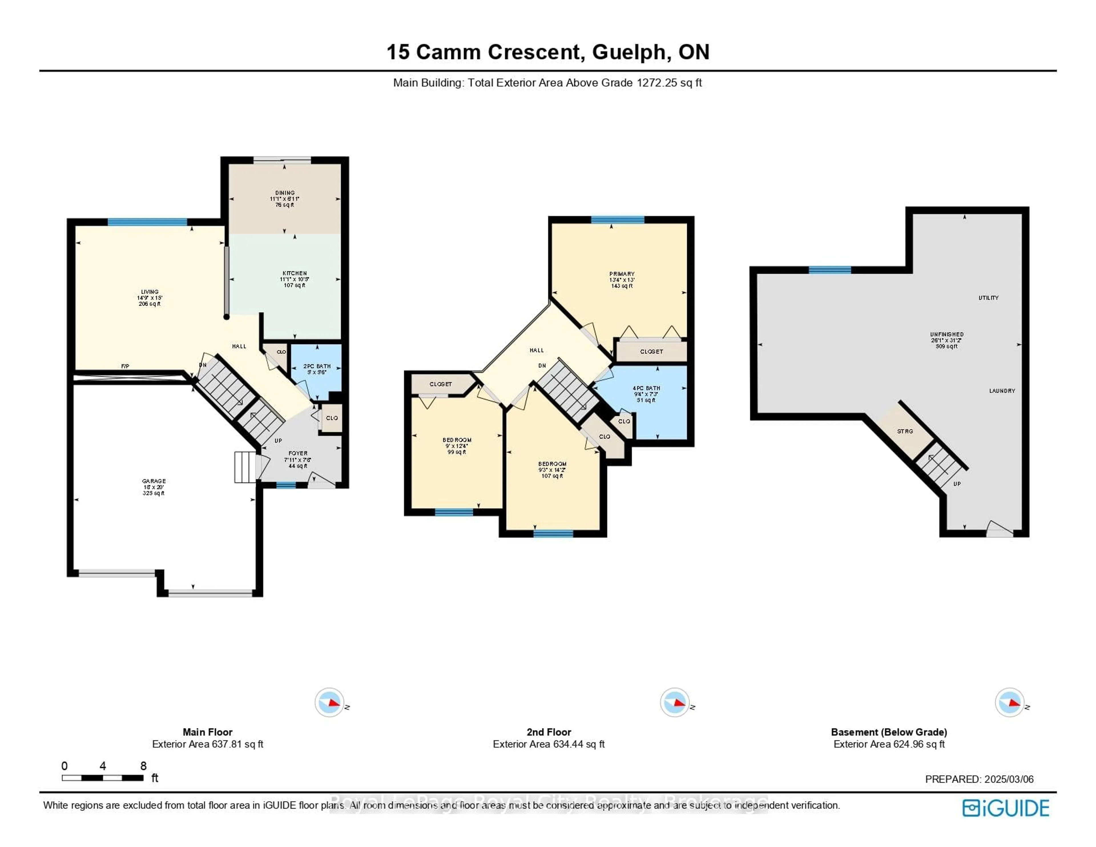 Floor plan for 15 Camm Cres, Guelph Ontario N1L 1J9