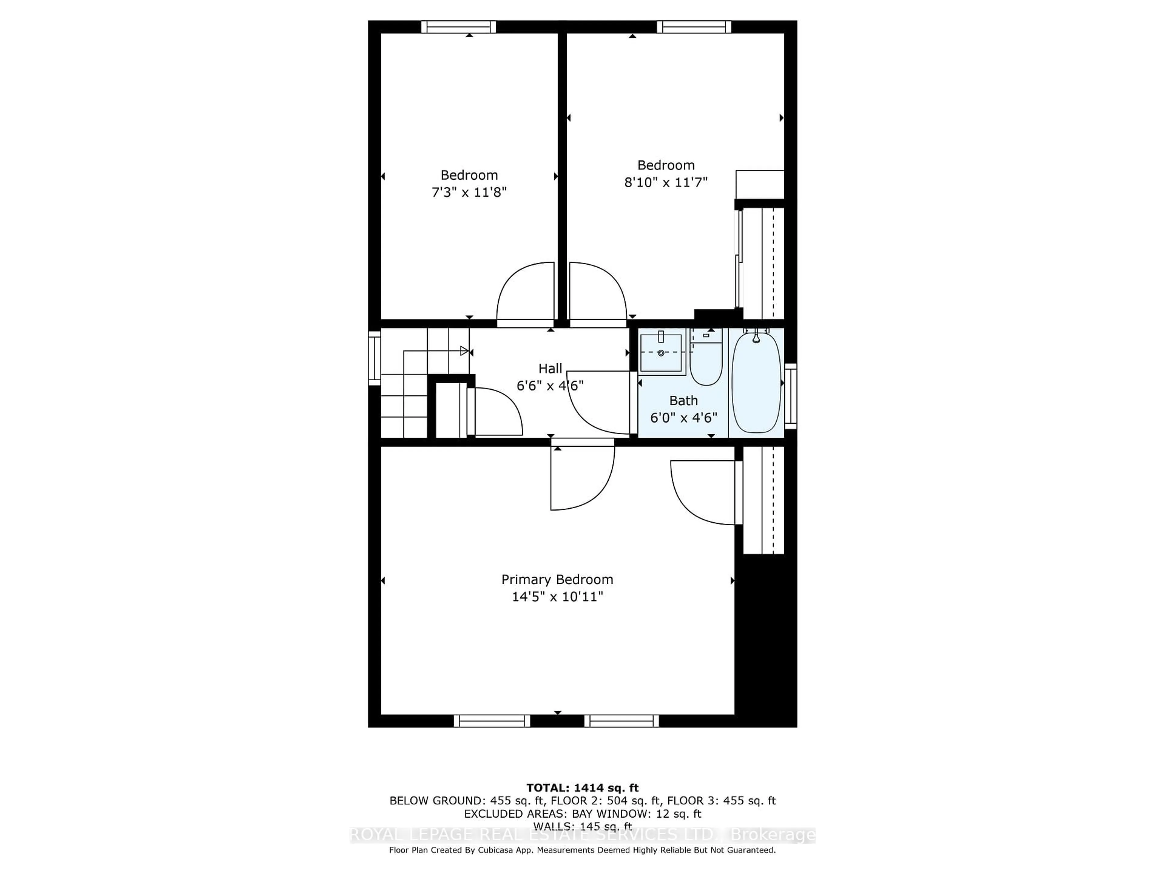 Floor plan for 294 Cope St, Hamilton Ontario L8H 5B5