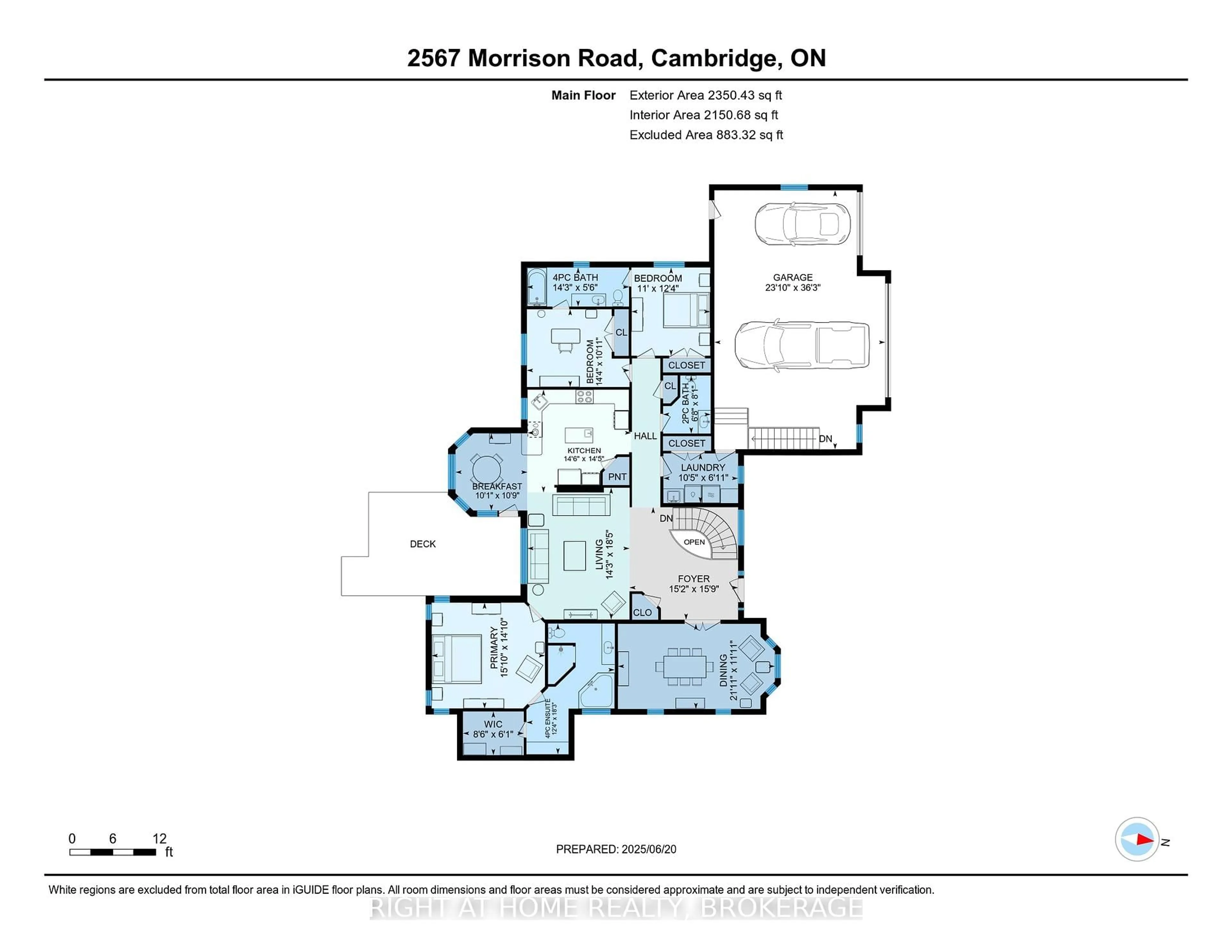 Floor plan for 2567 Morrison Rd, North Dumfries Ontario N1R 5S2