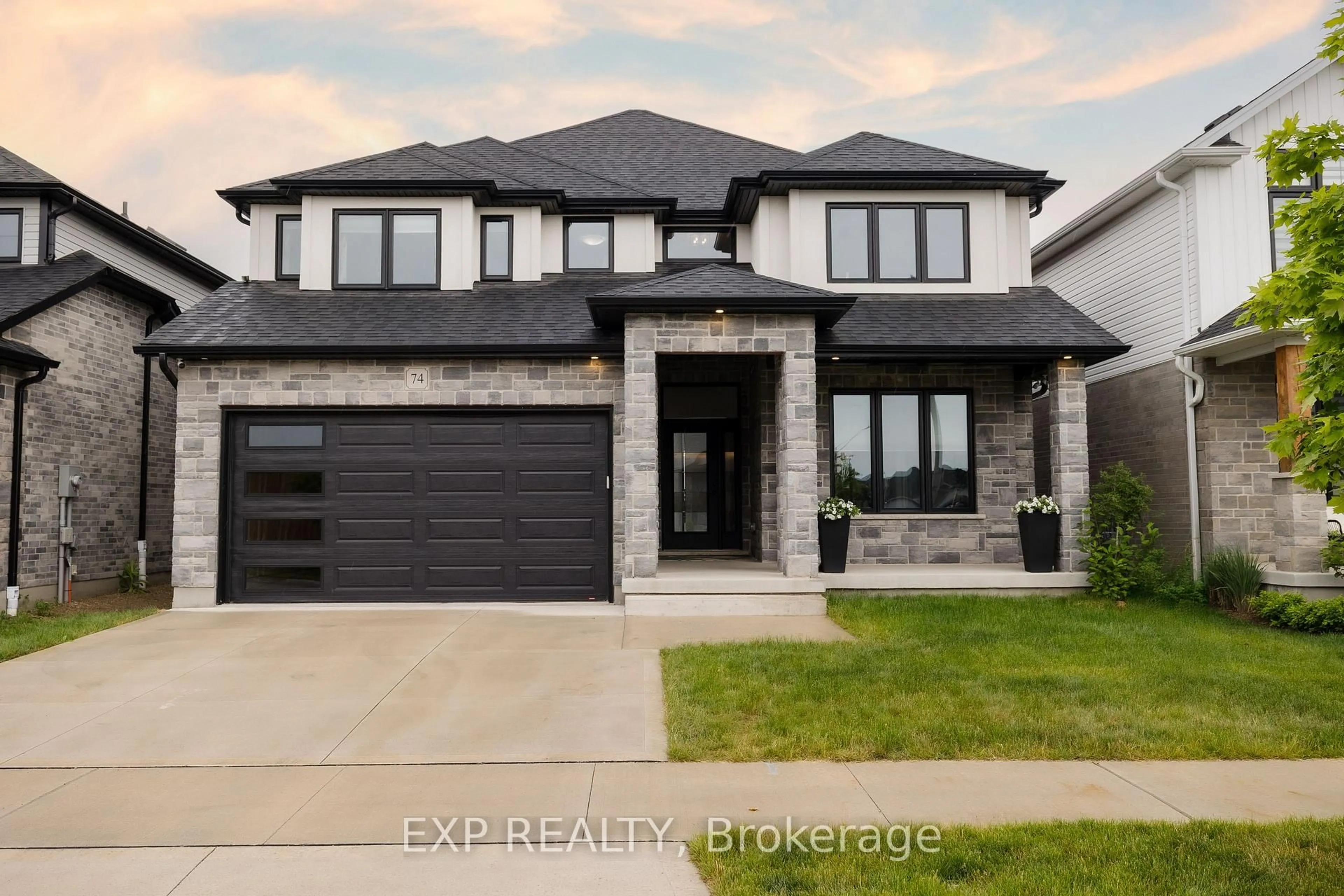 Home with brick exterior material, street for 74 Gellert Dr, Woolwich Ontario N0B 1M0