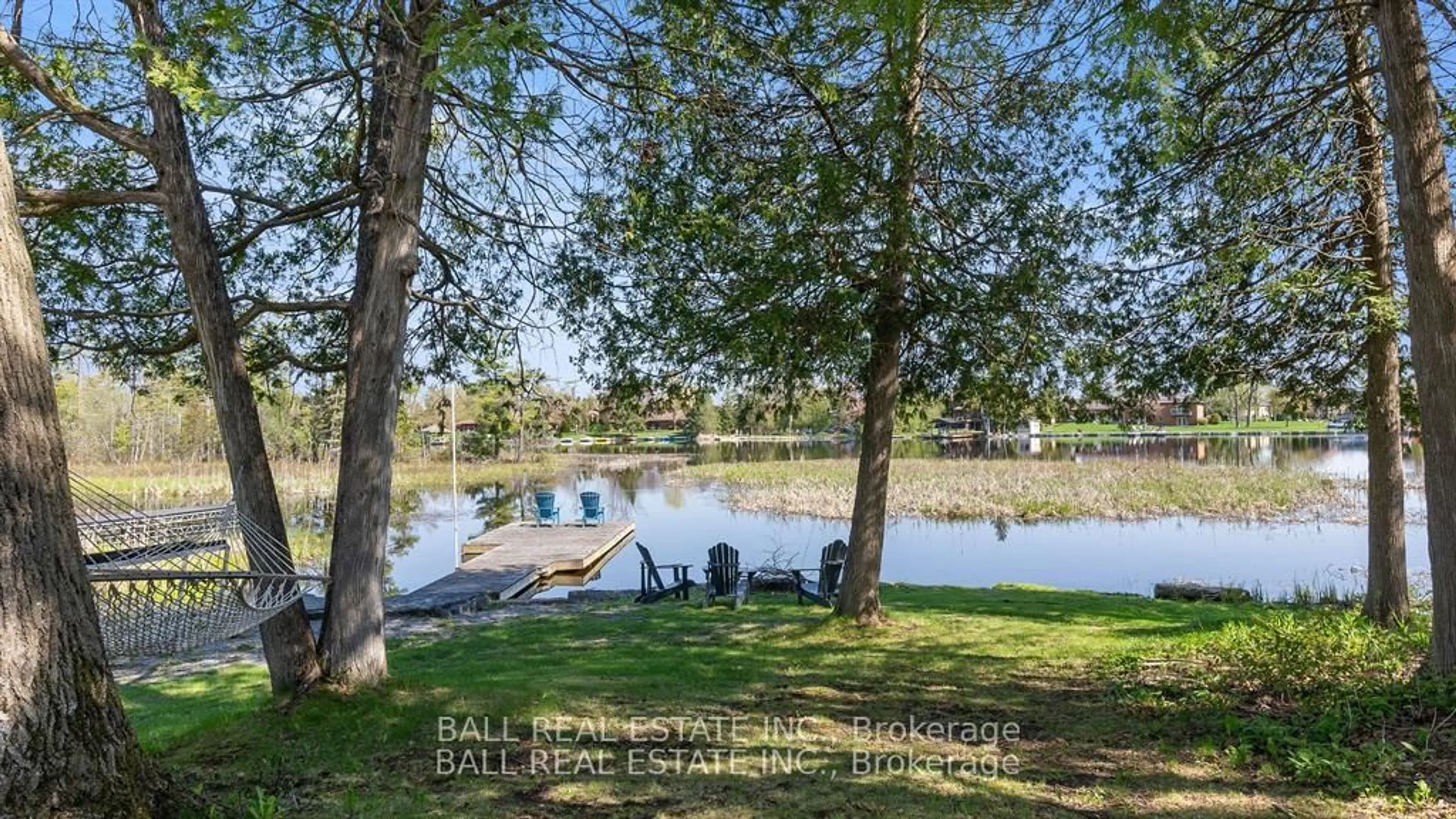 A pic from outside/outdoor area/front of a property/back of a property/a pic from drone, water/lake/river/ocean view for 24 Little Bob Dr, Kawartha Lakes Ontario K0M 1A0