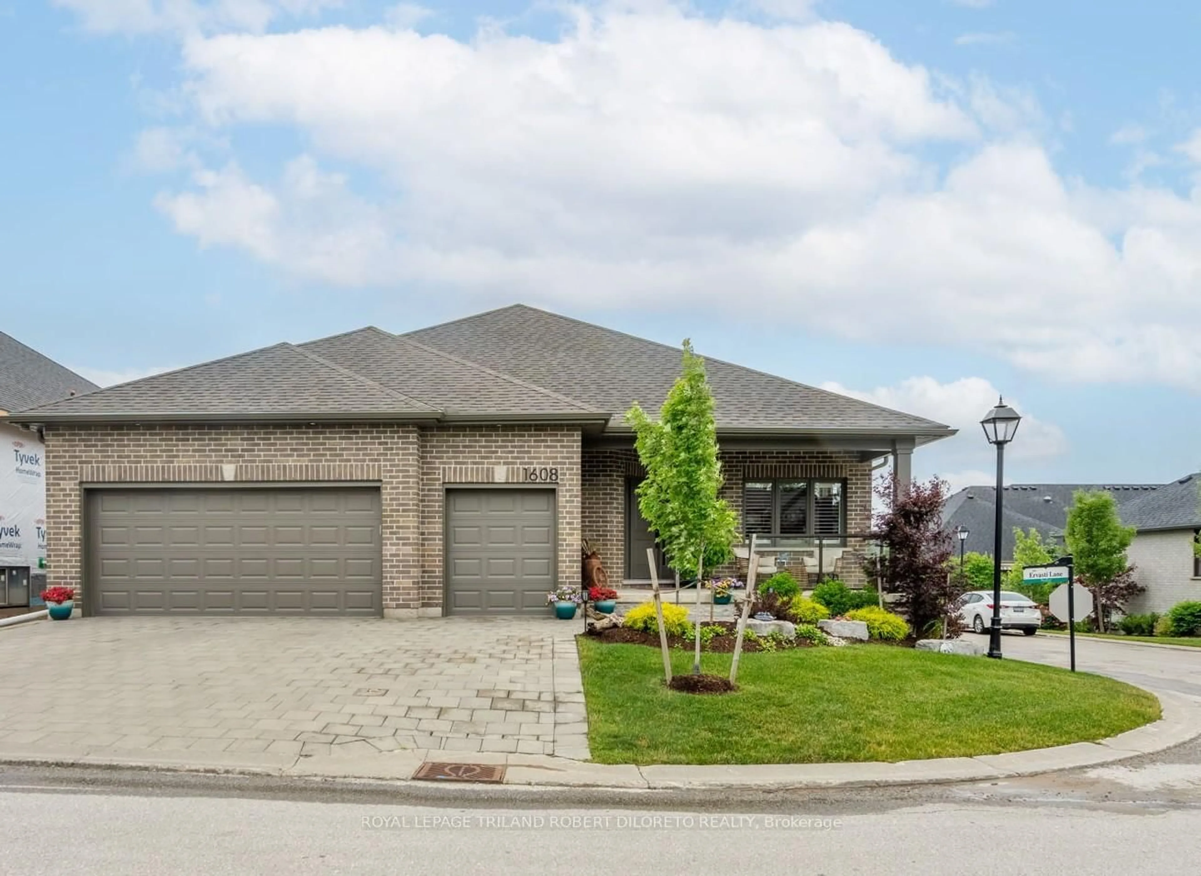 Home with brick exterior material, street for 1608 Ed Ervasti Lane, London South Ontario N6K 5R7