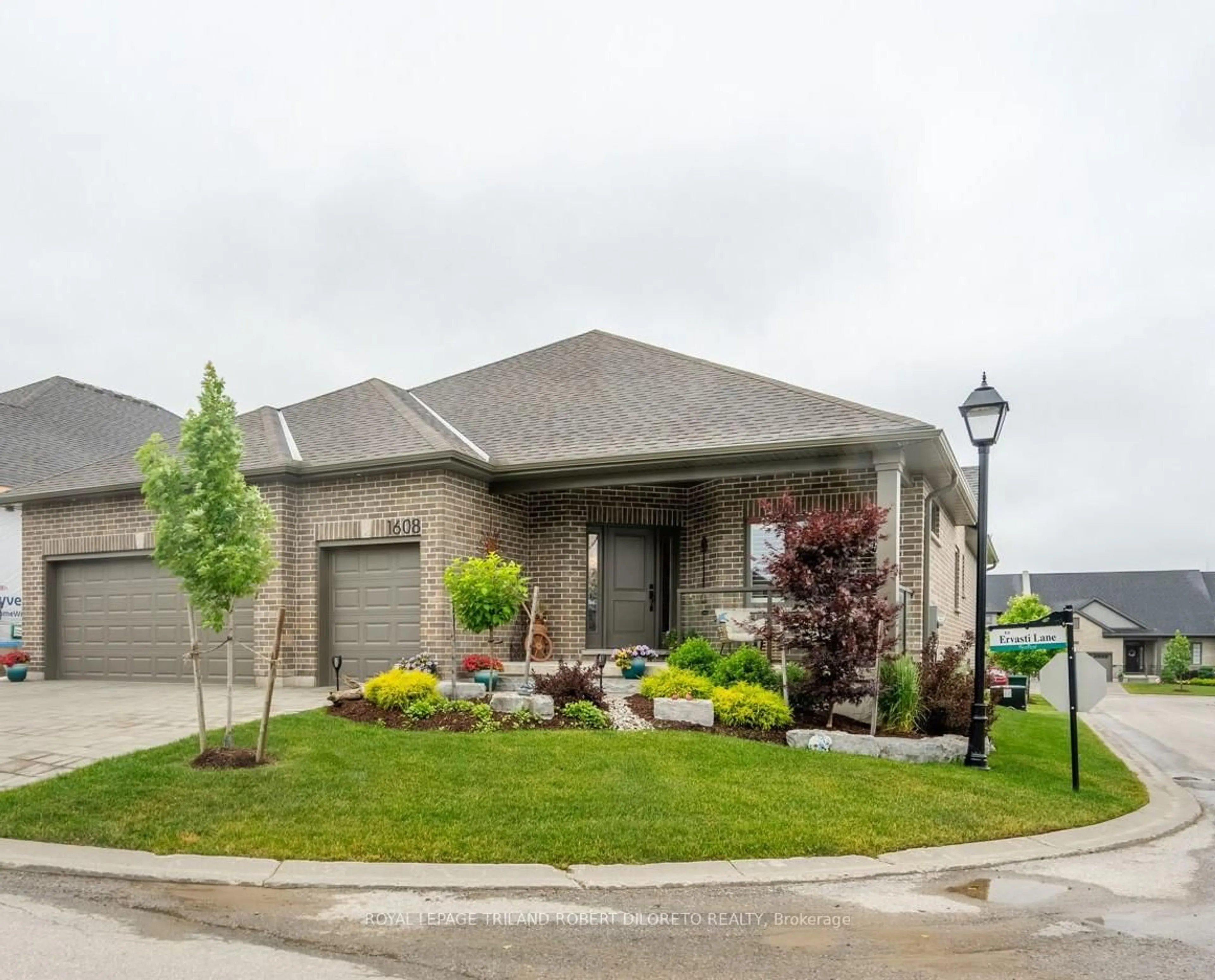 Home with brick exterior material, street for 1608 Ed Ervasti Lane, London South Ontario N6K 5R7