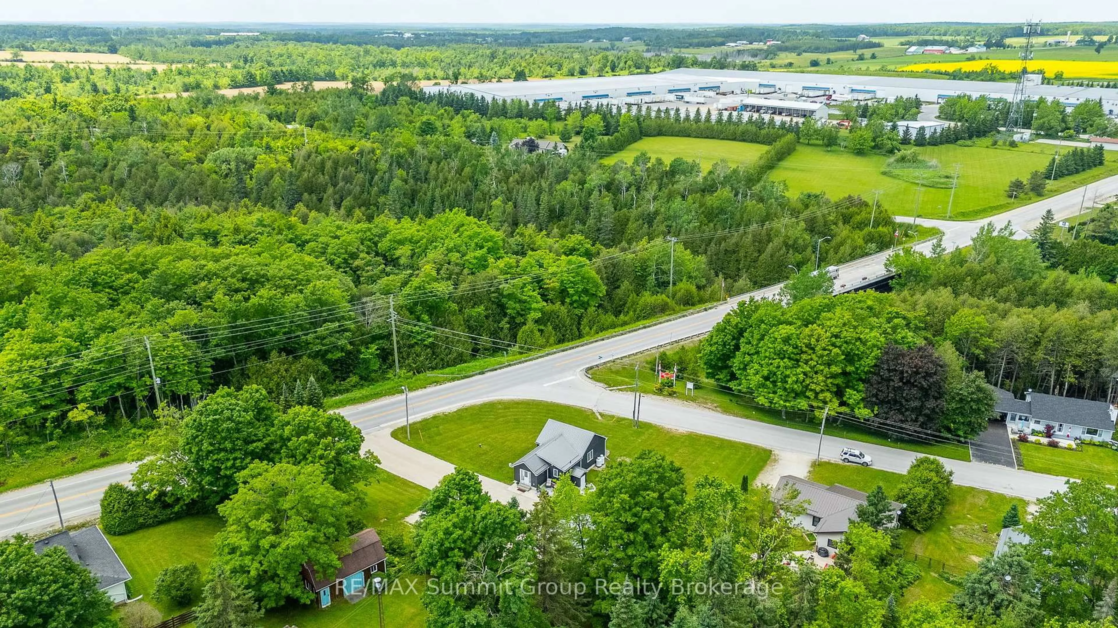 A pic from outside/outdoor area/front of a property/back of a property/a pic from drone, forest/trees view for 494255 Grey Road 2, Grey Highlands Ontario N0C 1C0