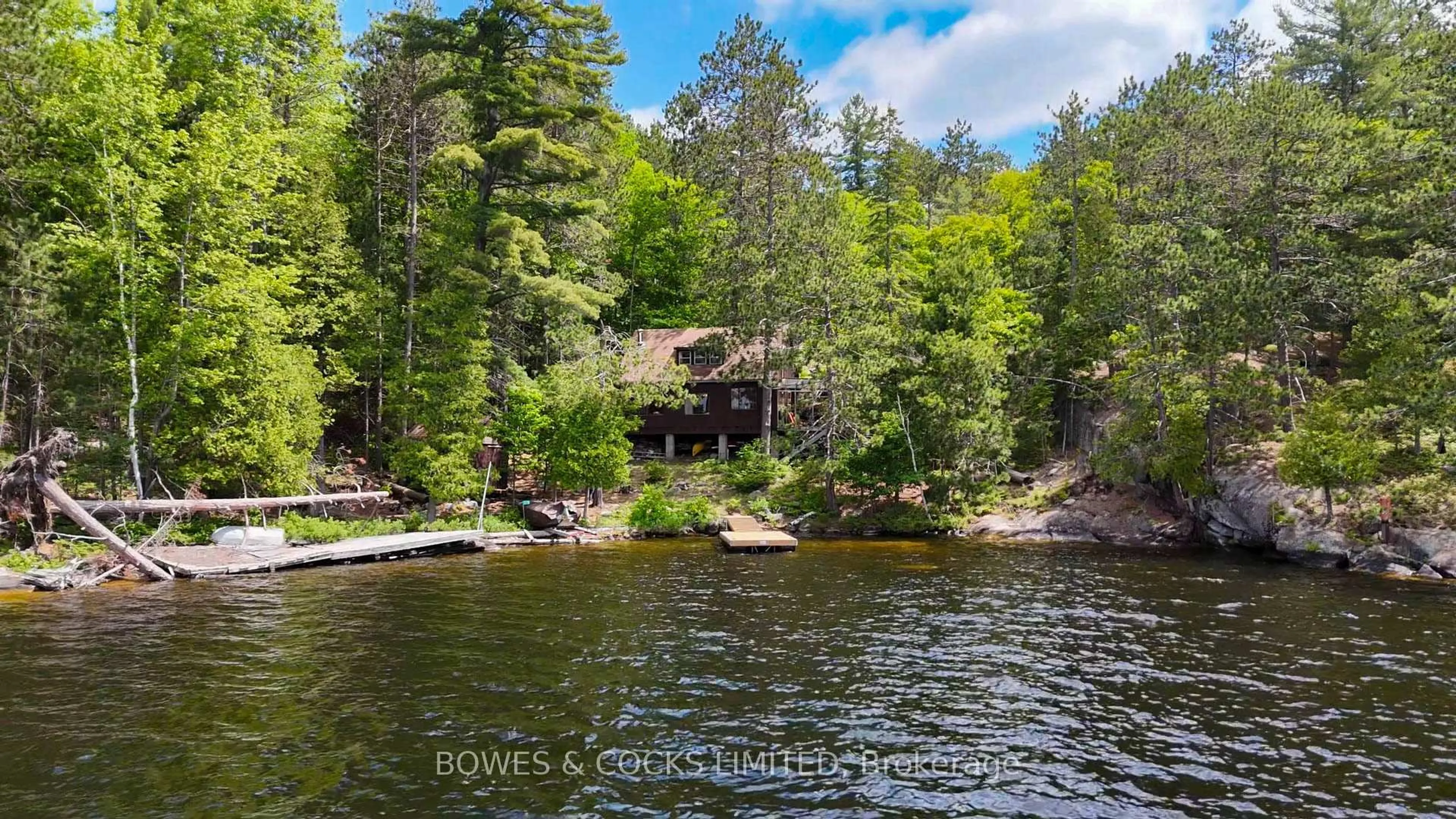 A pic from outside/outdoor area/front of a property/back of a property/a pic from drone, water/lake/river/ocean view for 278 Weslemkoon Lake WAO, Hastings Ontario K0L 1W0