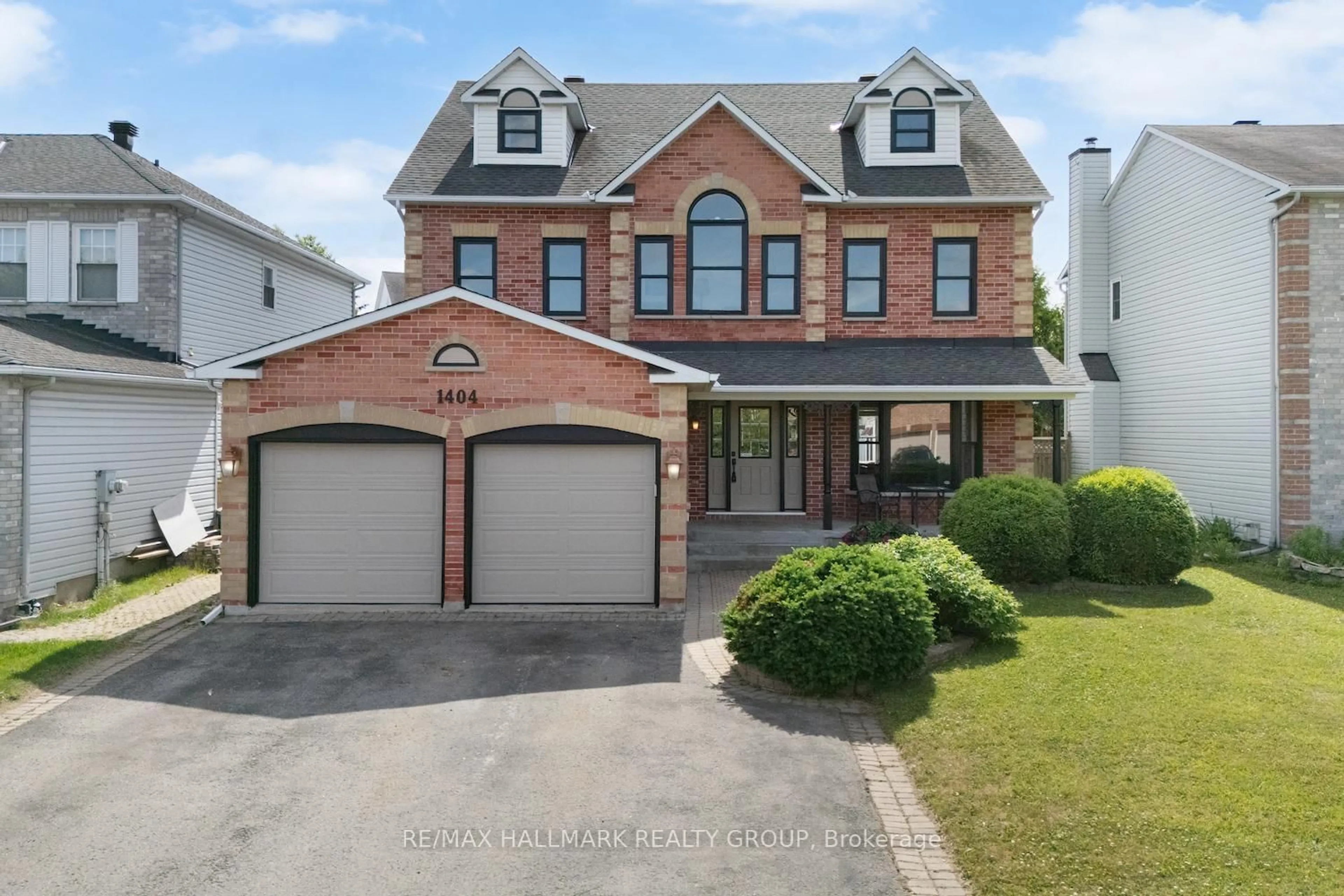 Home with brick exterior material, street for 1404 Montresor Way, Orleans Ontario K4A 3C5