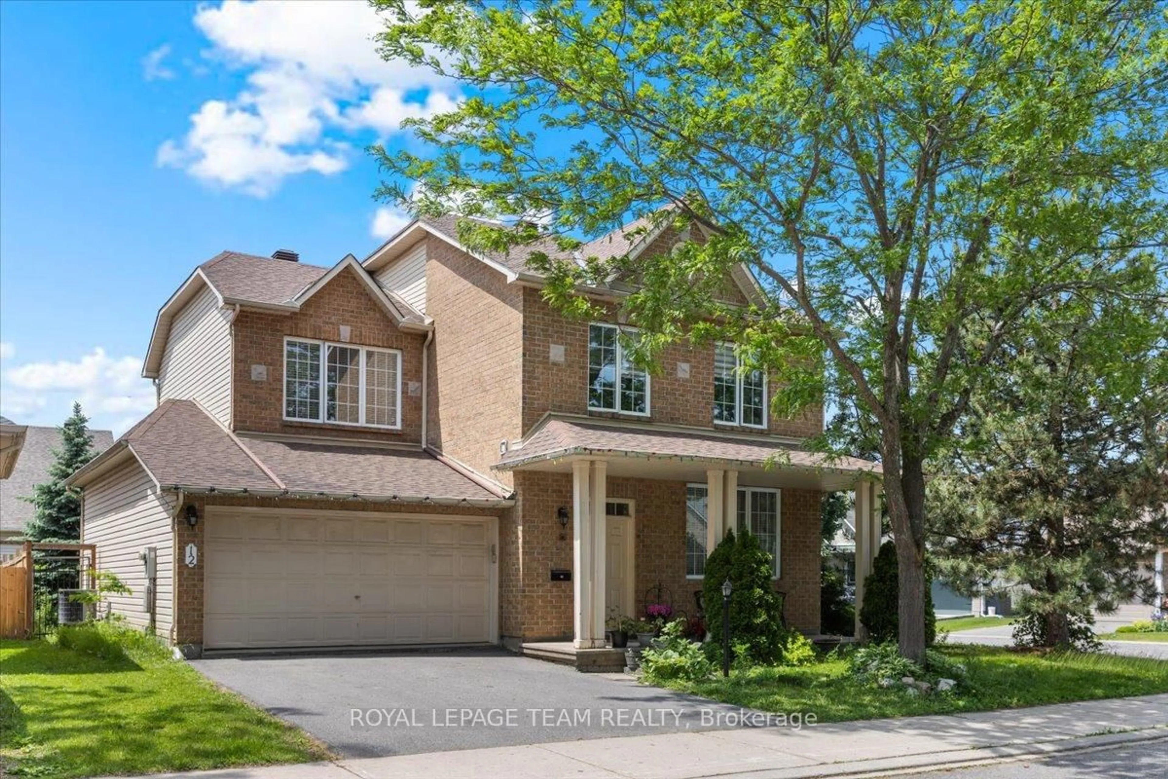 Home with brick exterior material, street for 12 Sunvale Way, Ottawa Ontario K2G 6Y2