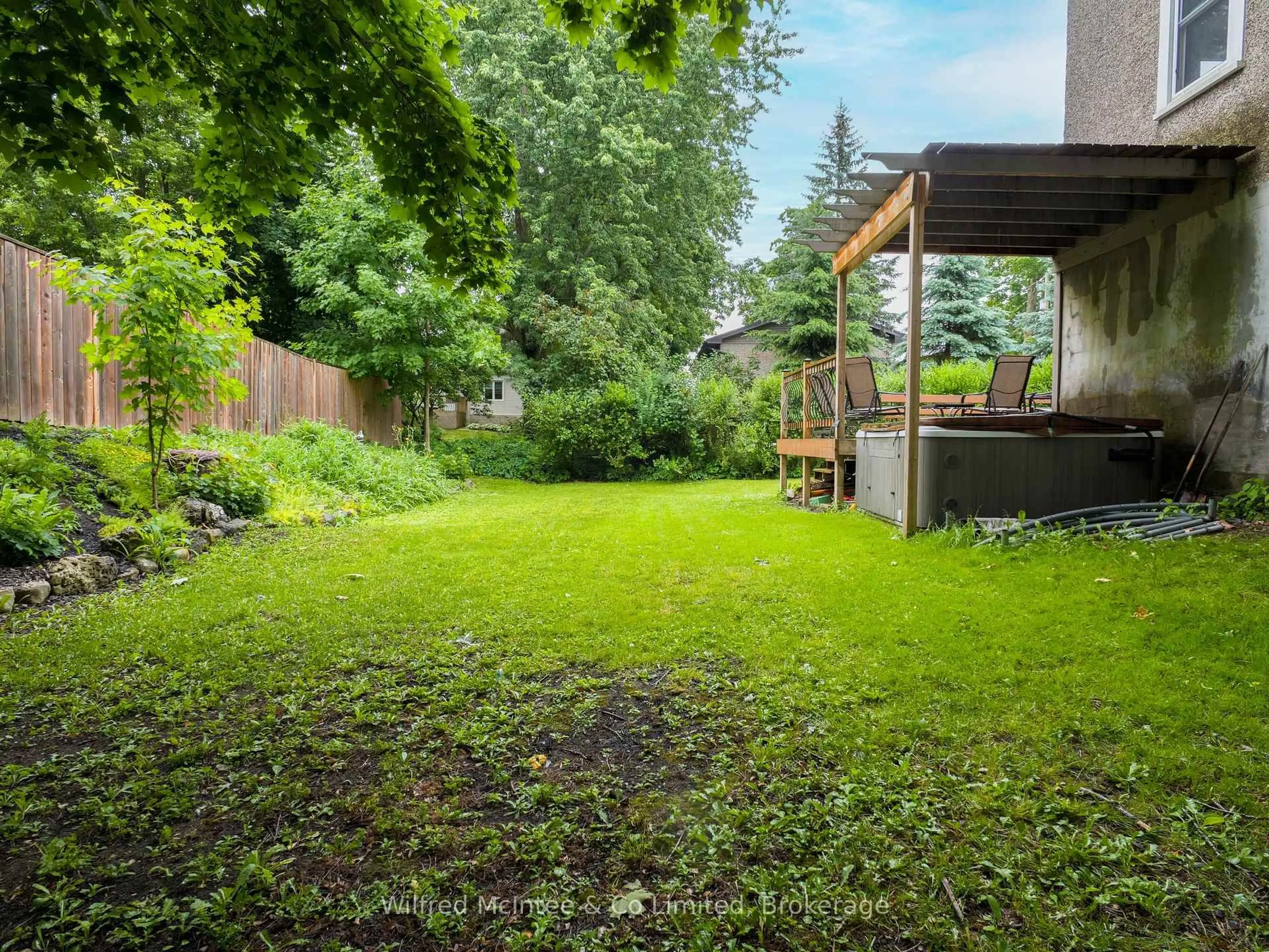 Patio, forest/trees view for 304 Napier St, Brockton Ontario N0G 2V0
