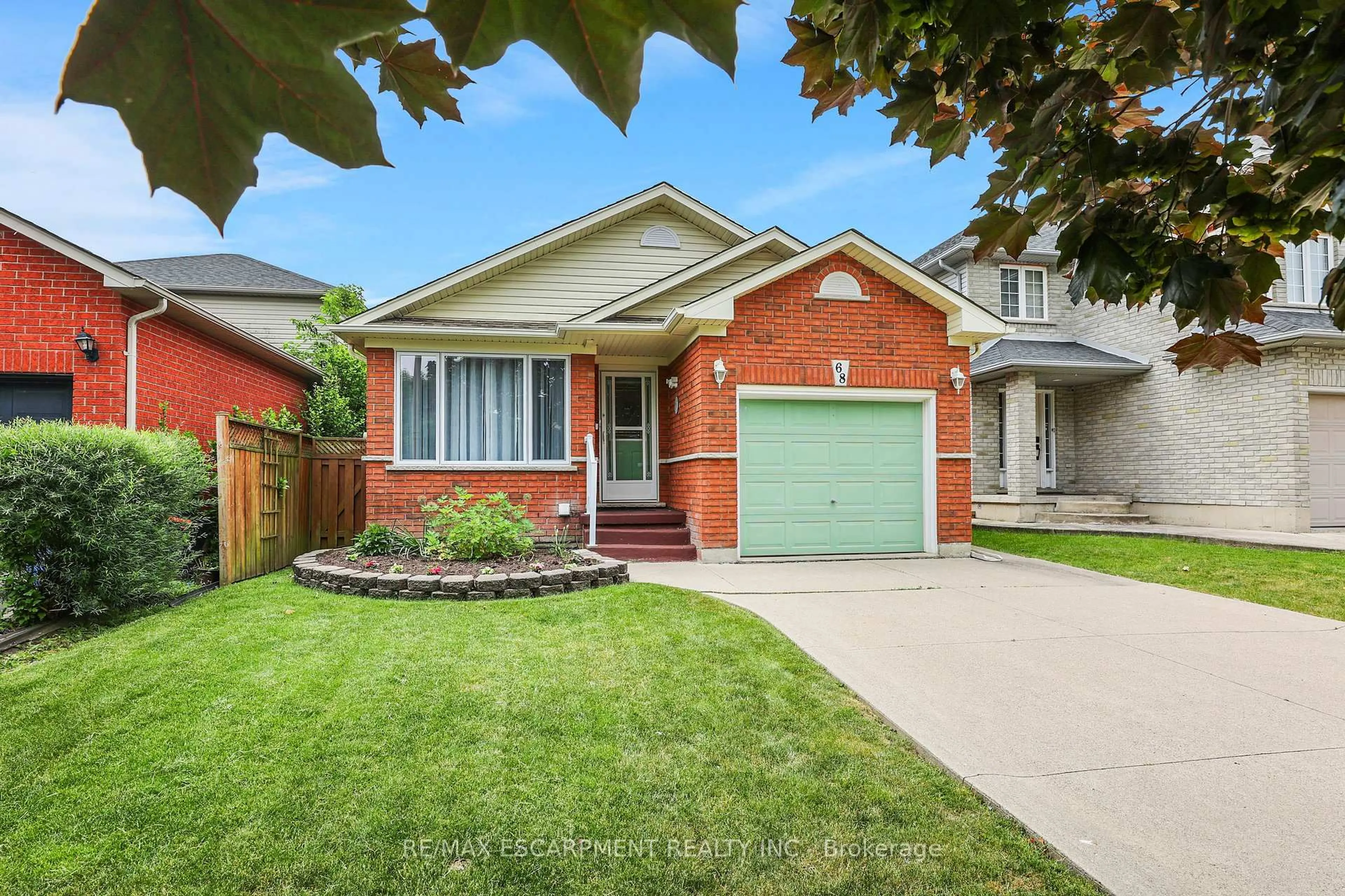 Home with brick exterior material, street for 68 Hillcroft Dr, Hamilton Ontario L8J 3W9