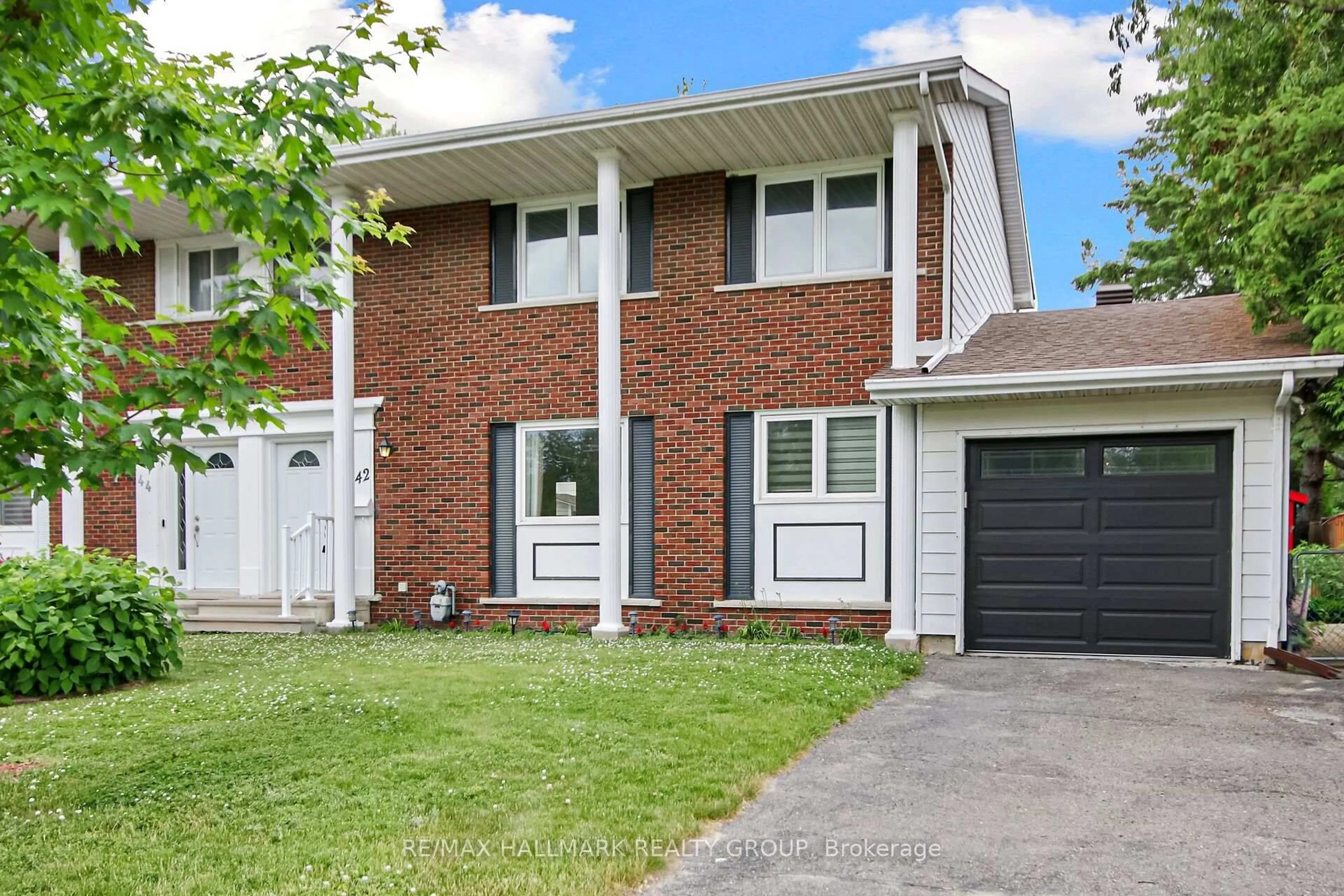 Home with brick exterior material, street for 42 Bentworth Cres, Ottawa Ontario K2G 3X2