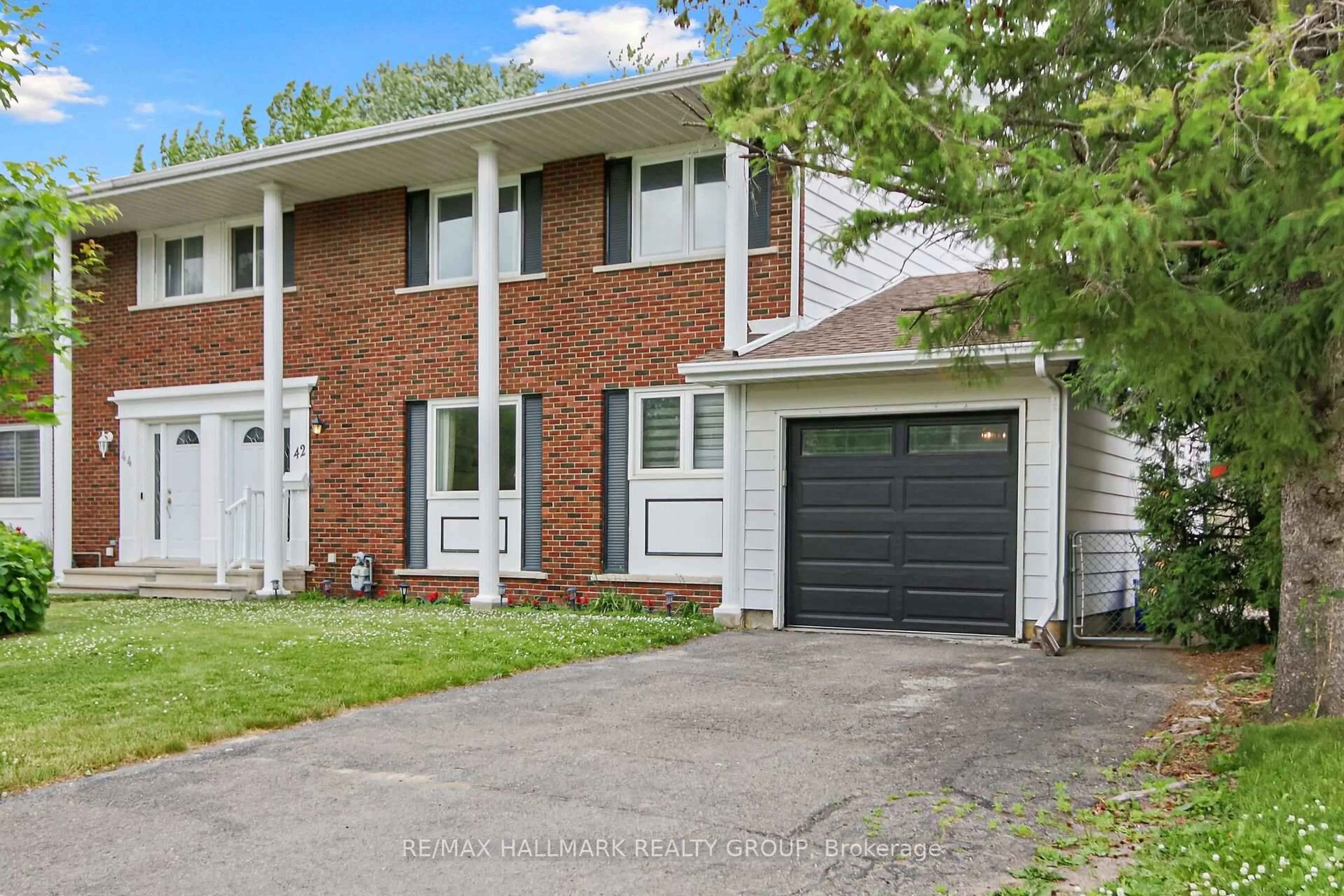 Home with brick exterior material, street for 42 Bentworth Cres, Ottawa Ontario K2G 3X2