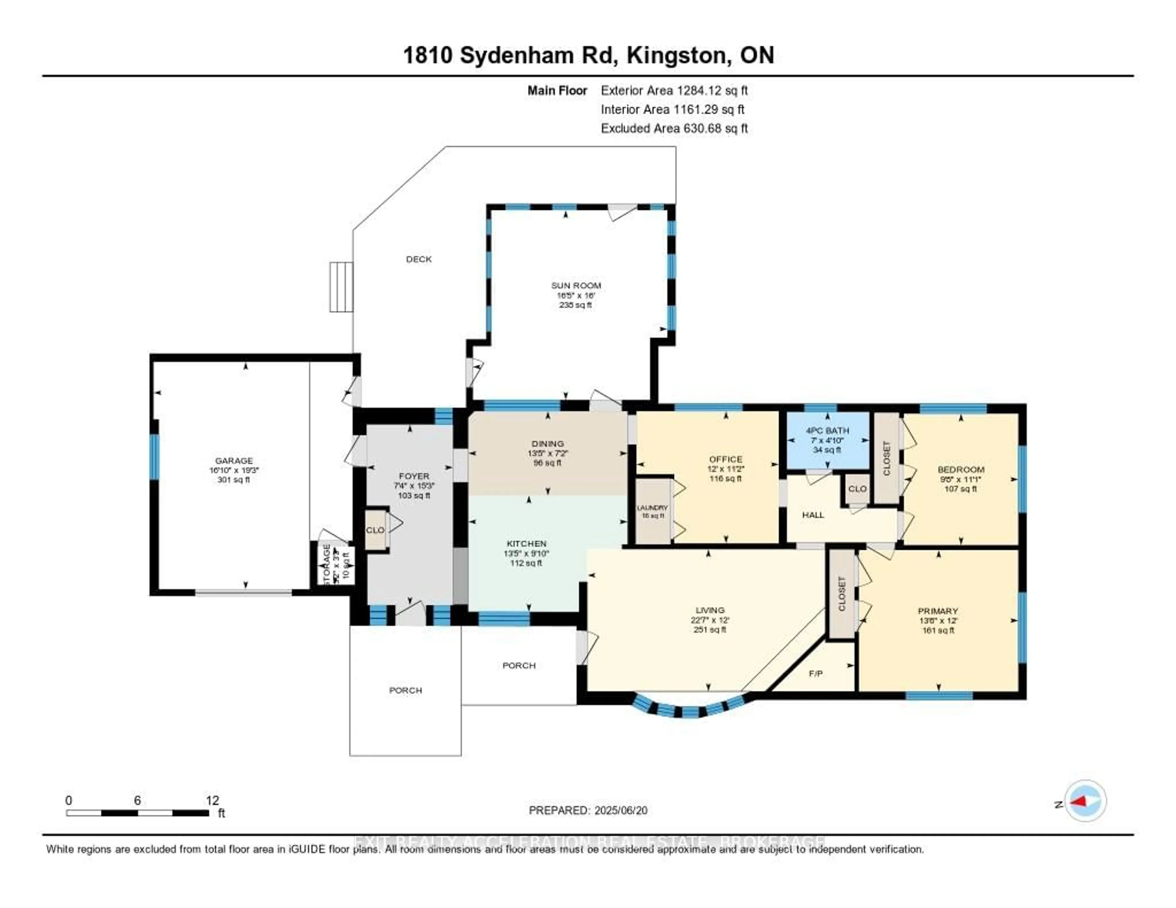 Floor plan for 1810 Sydenham Rd, Kingston Ontario K7L 4V4