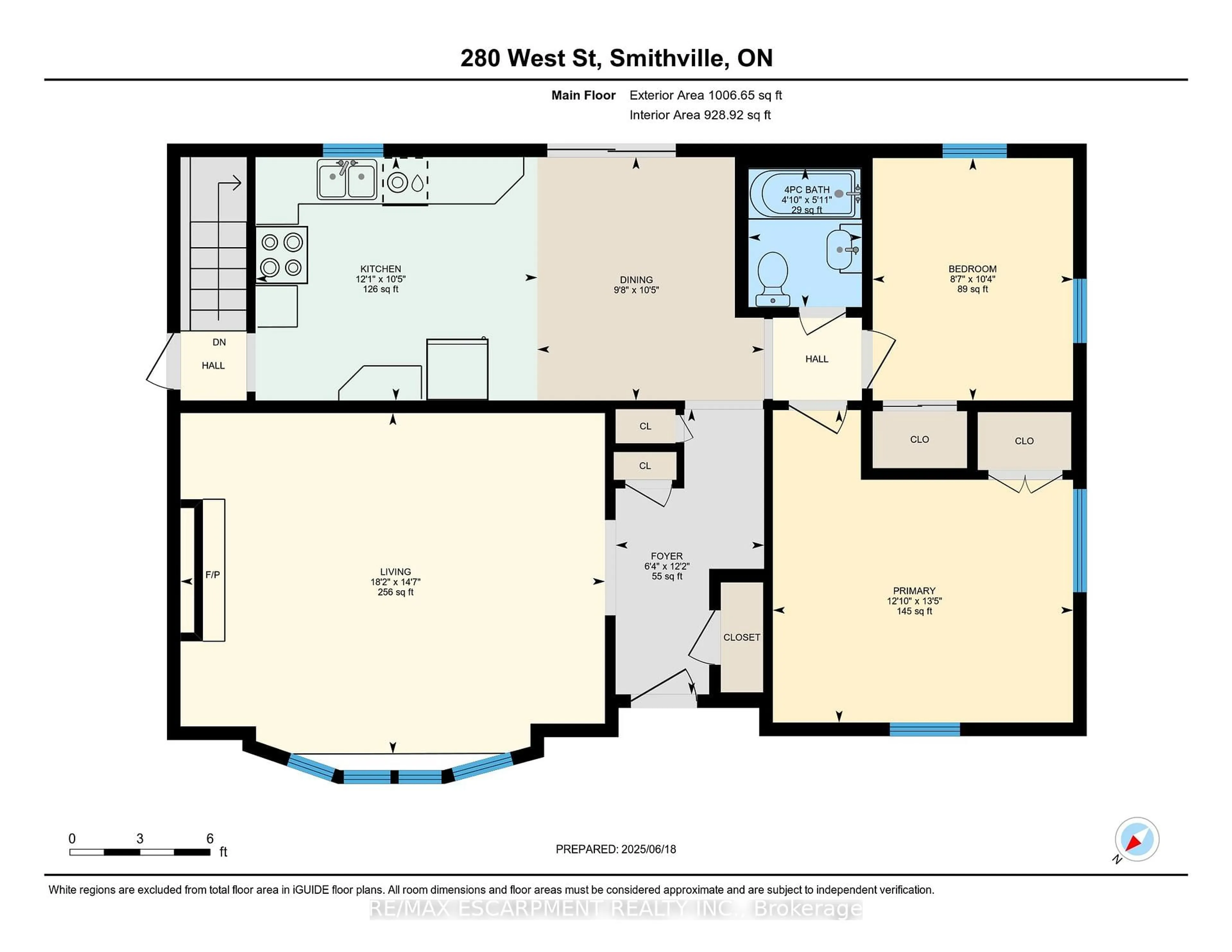 Floor plan for 280 West St, West Lincoln Ontario L0R 2A0