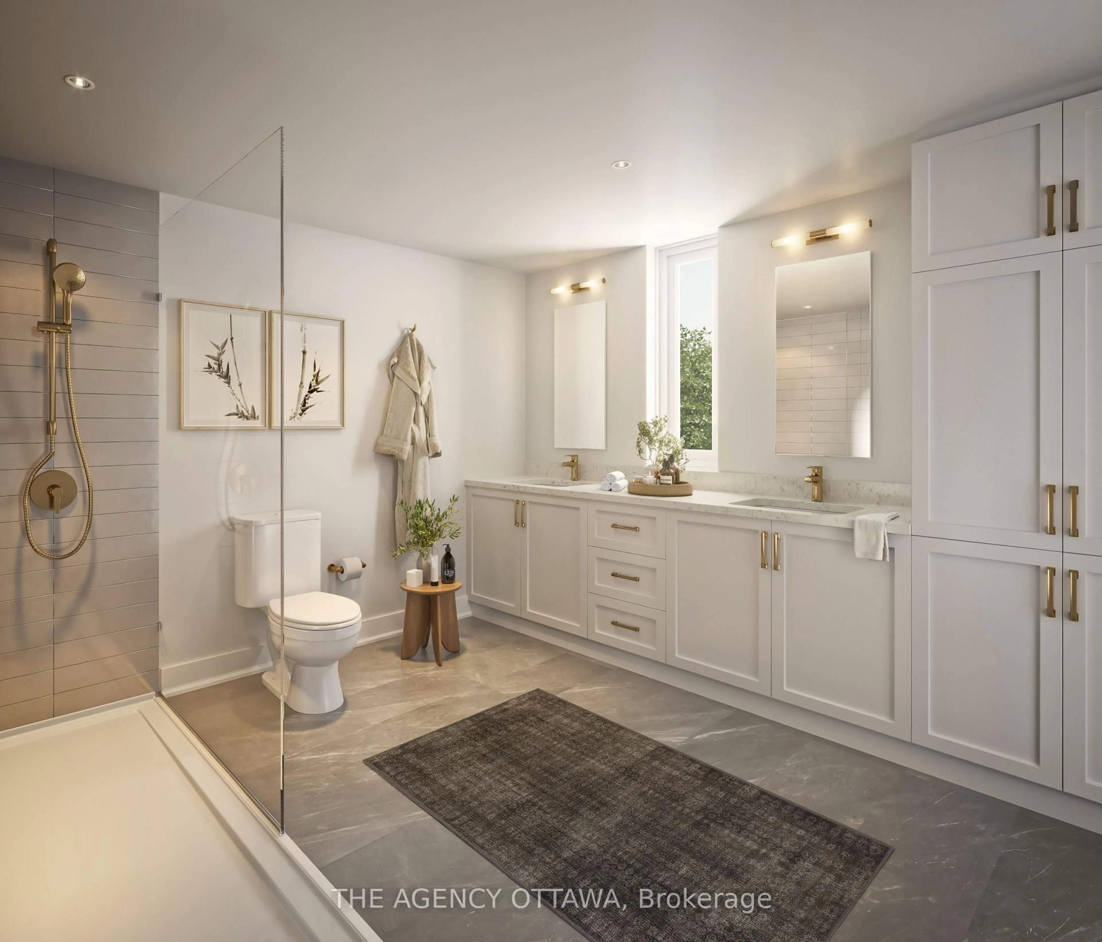 Contemporary bathroom, ceramic/tile floor for 19B Aylmer Ave, Ottawa Ontario K1S 3X1