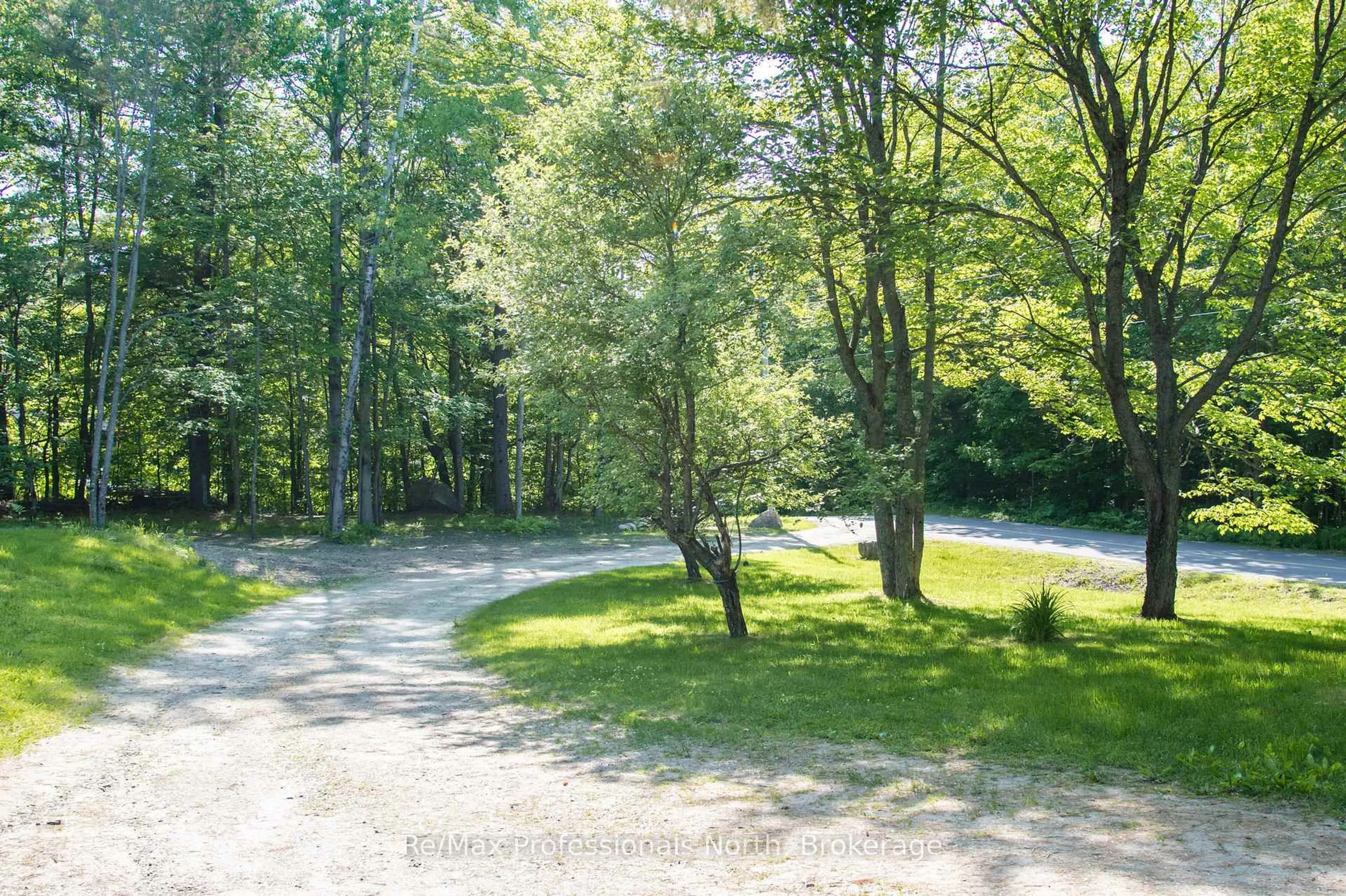 Patio, forest/trees view for 1397 Old Parry Sound Rd, Muskoka Lakes Ontario P0B 1M0