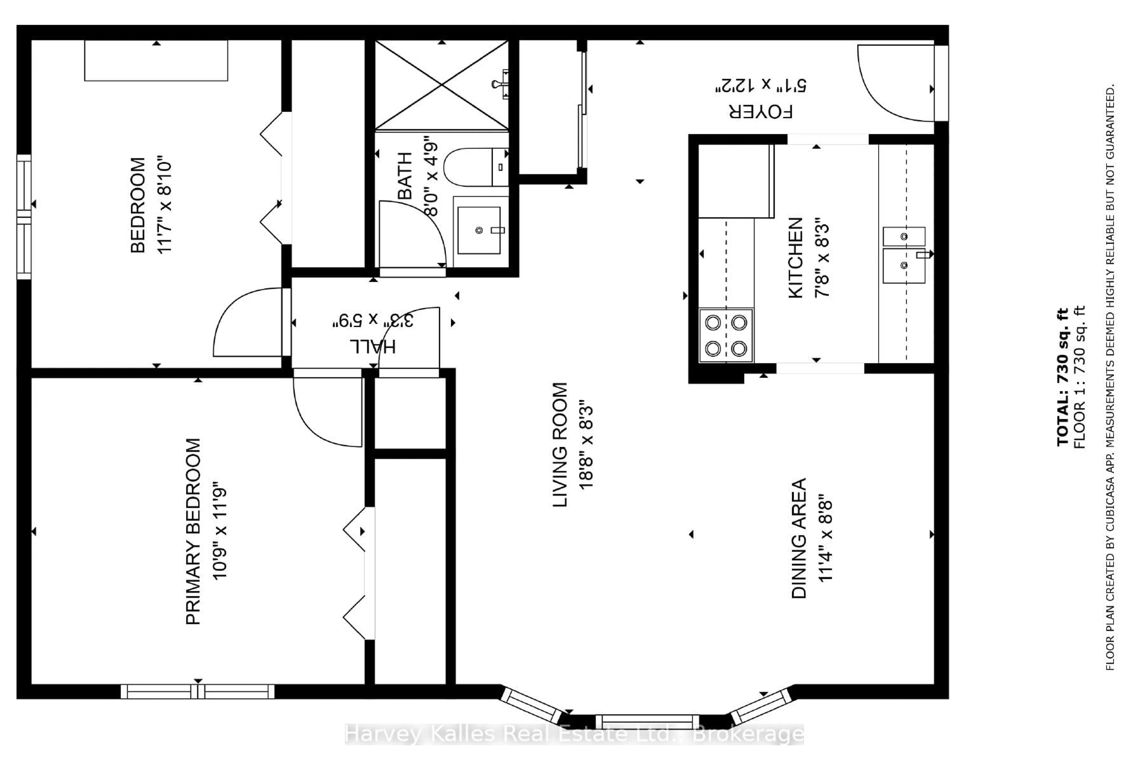 Floor plan for 661 Cedar Lane #202C, Bracebridge Ontario P1L 1N9