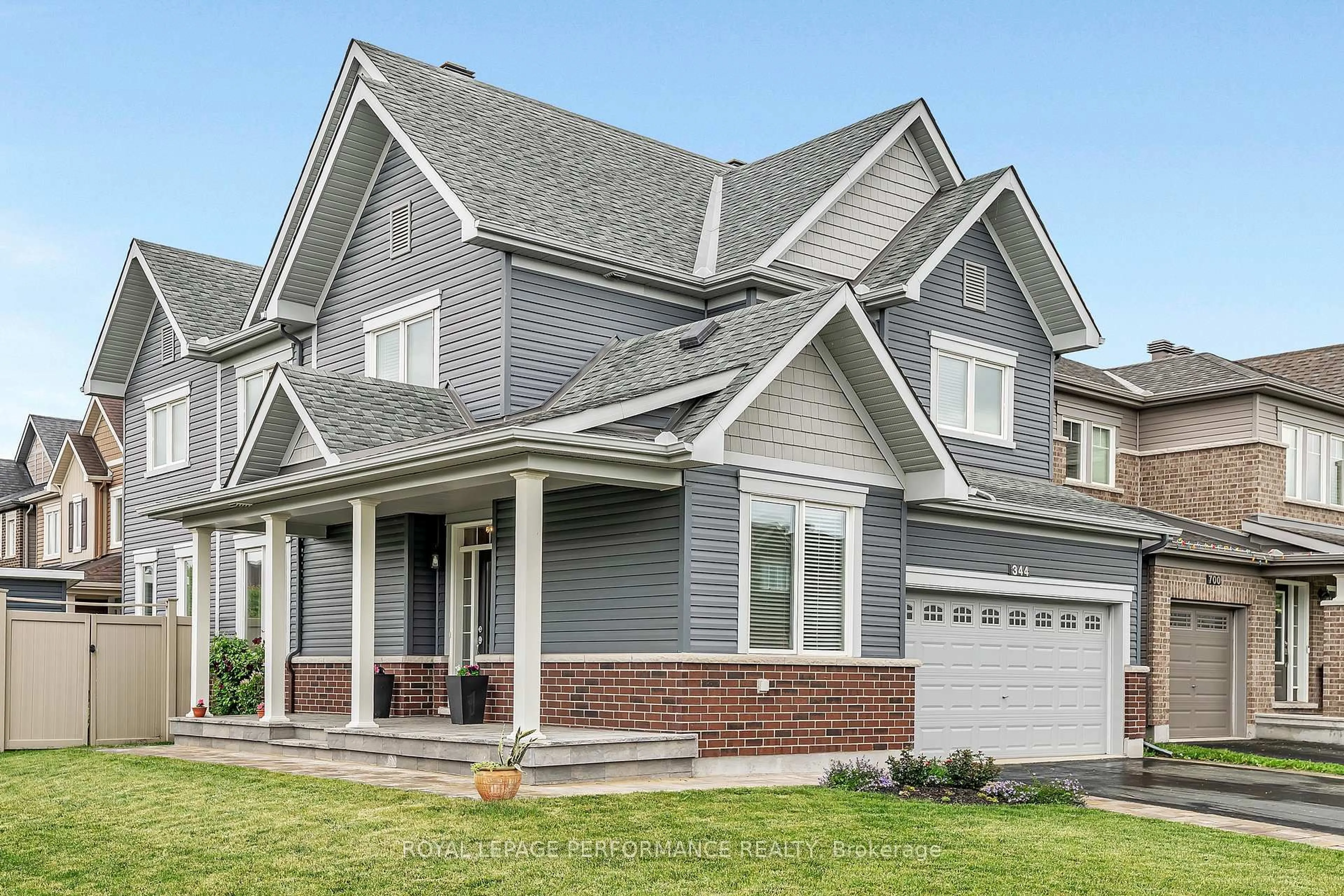 Home with brick exterior material, street for 344 Hepatica Way, Ottawa Ontario K4A 0Z1