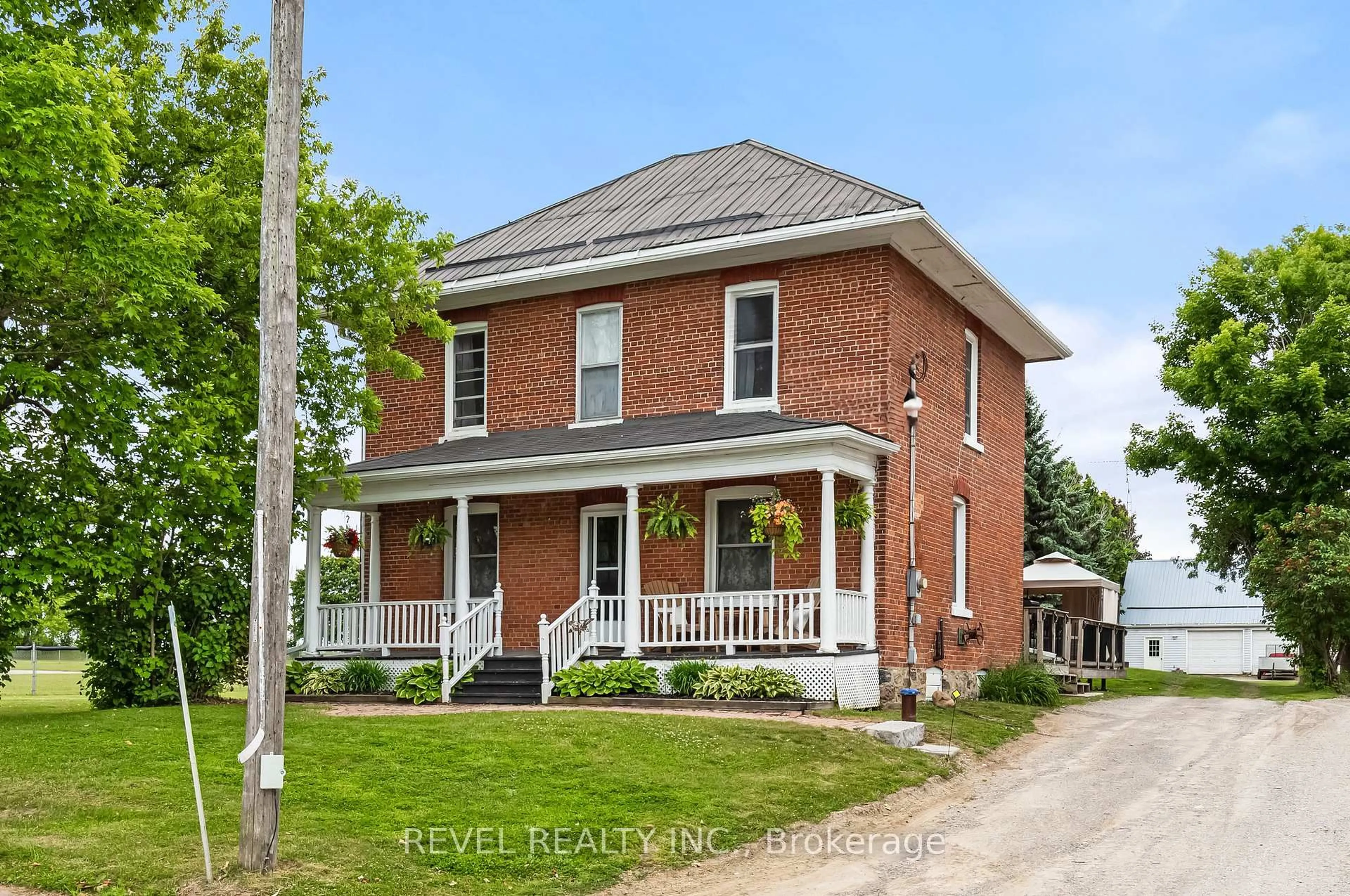 Home with brick exterior material, street for 120 Elm Tree Rd, Kawartha Lakes Ontario K0M 2C0