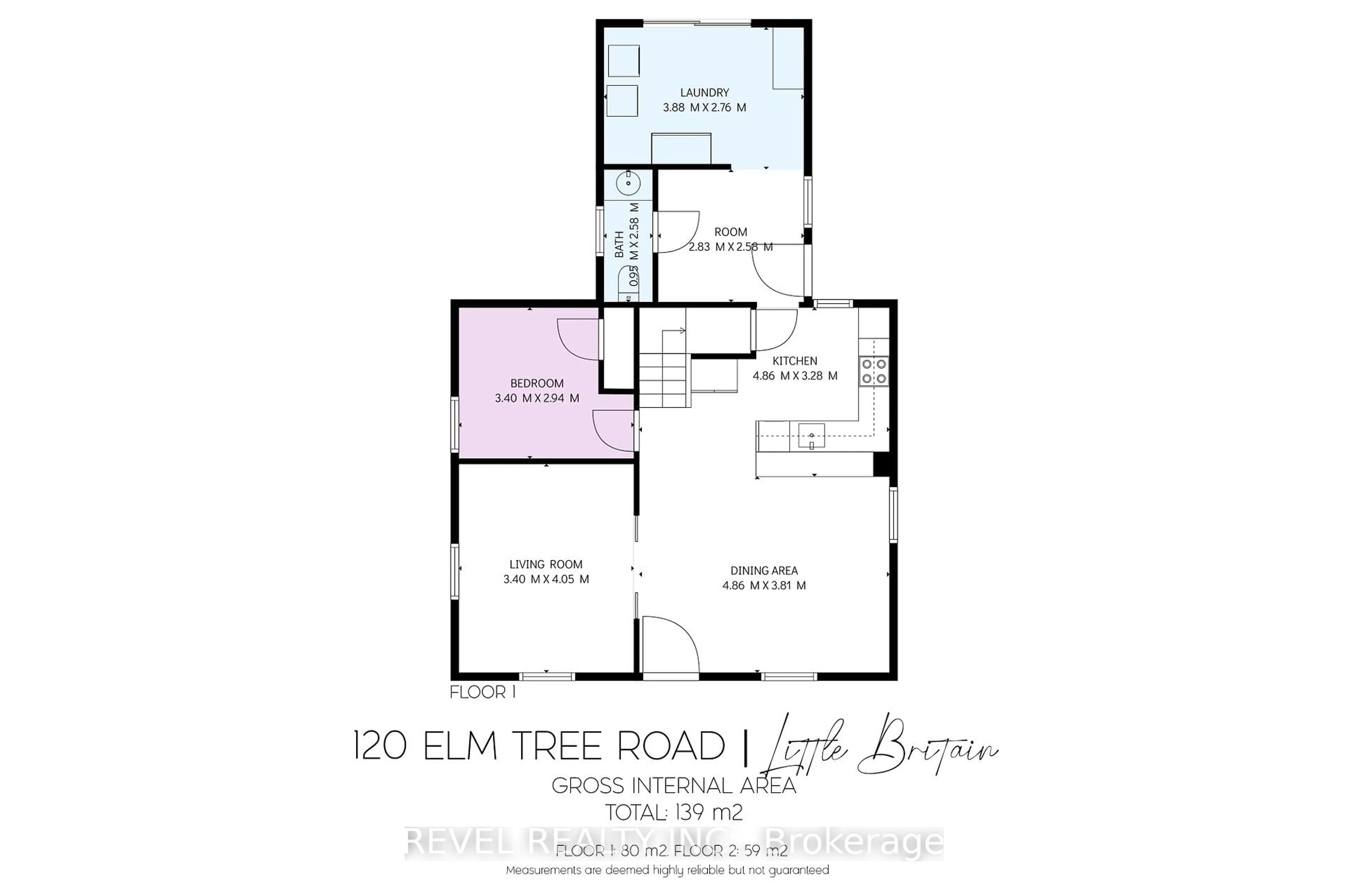 Floor plan for 120 Elm Tree Rd, Kawartha Lakes Ontario K0M 2C0