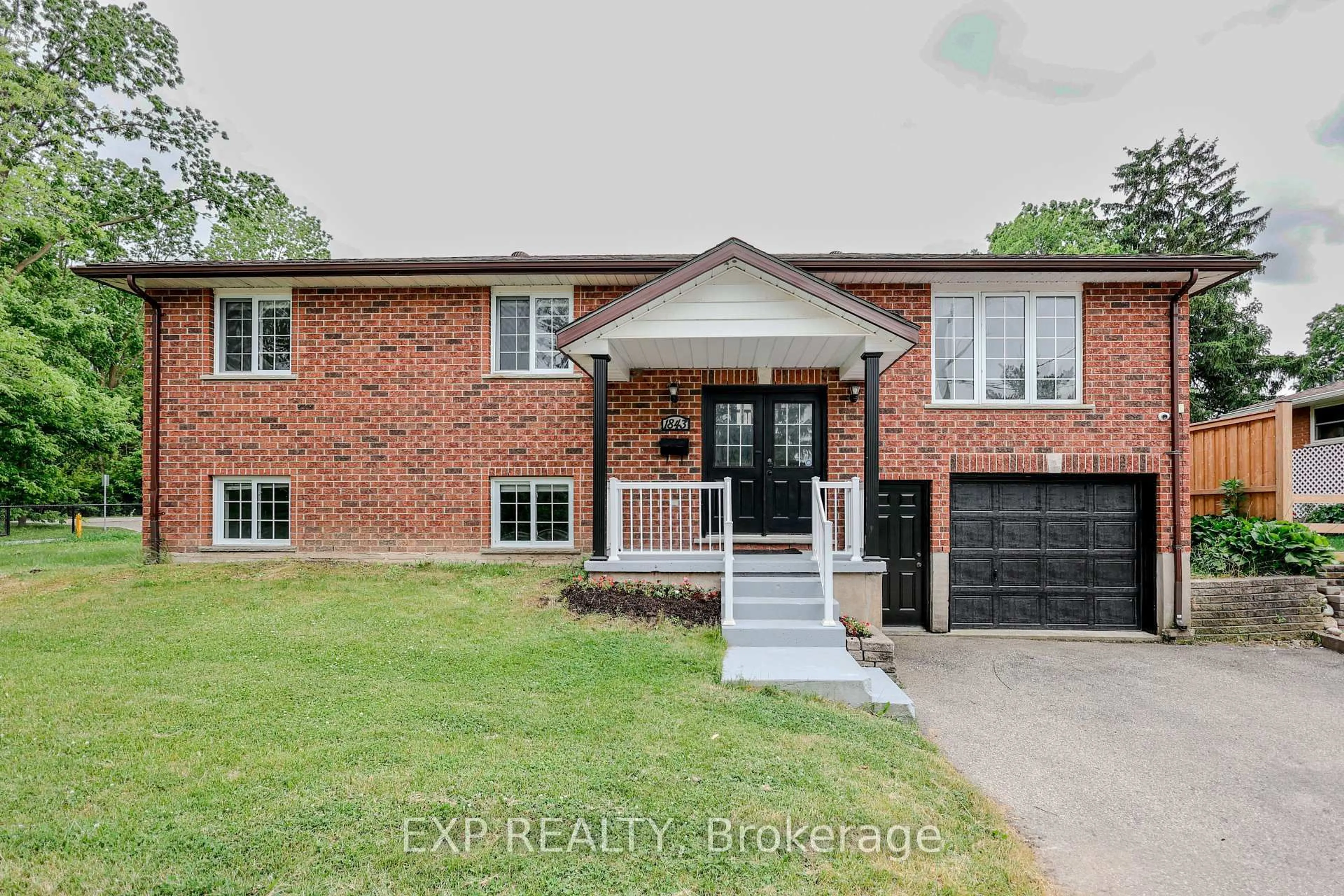Home with brick exterior material, street for 1843 Old Mill Rd, Kitchener Ontario N2P 1E3