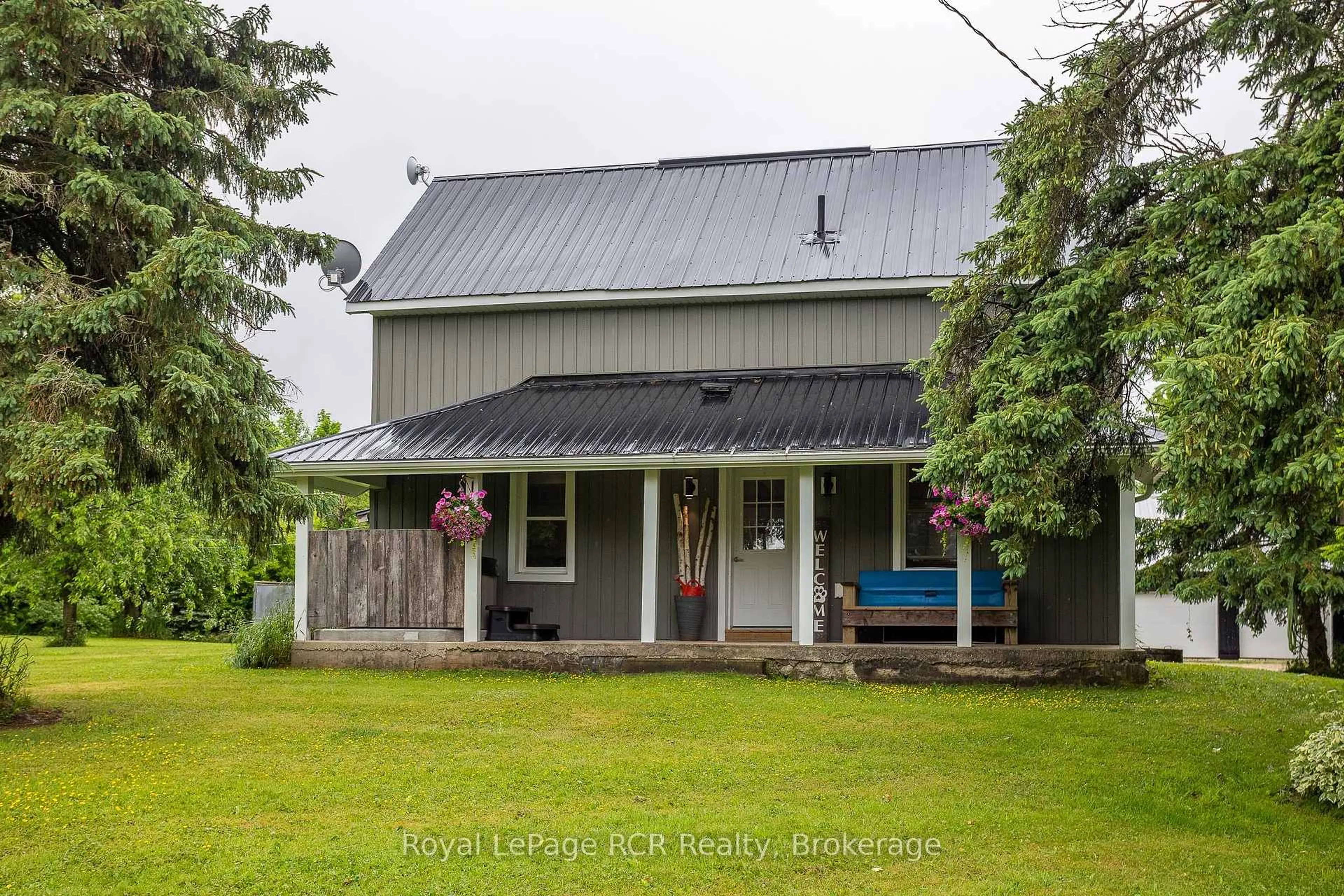 A pic from outside/outdoor area/front of a property/back of a property/a pic from drone, street for 773760 Highway 10, Grey Highlands Ontario N0C 1L0