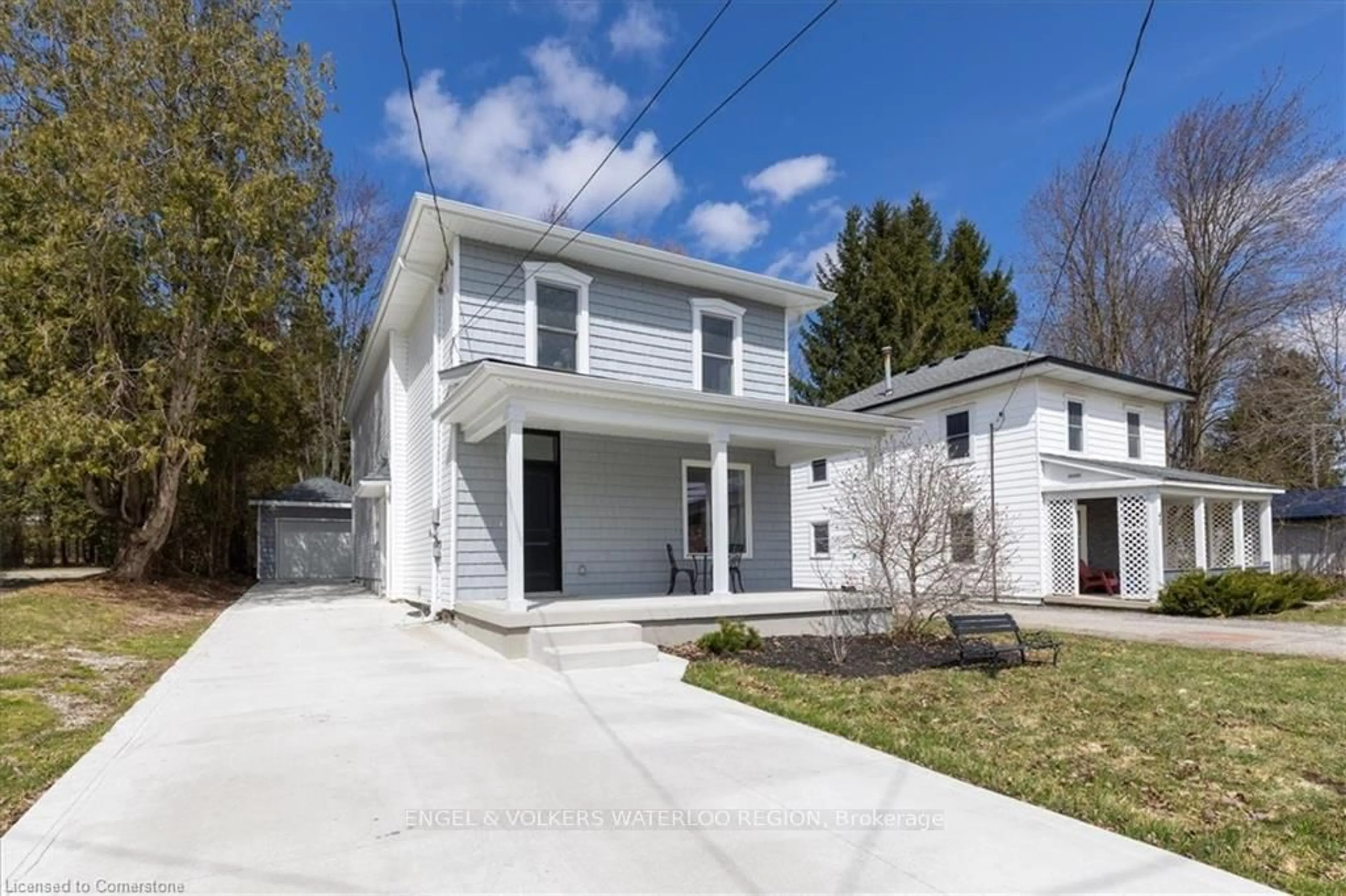 Home with vinyl exterior material, street for 46 Bell St, Ingersoll Ontario N5C 2N6