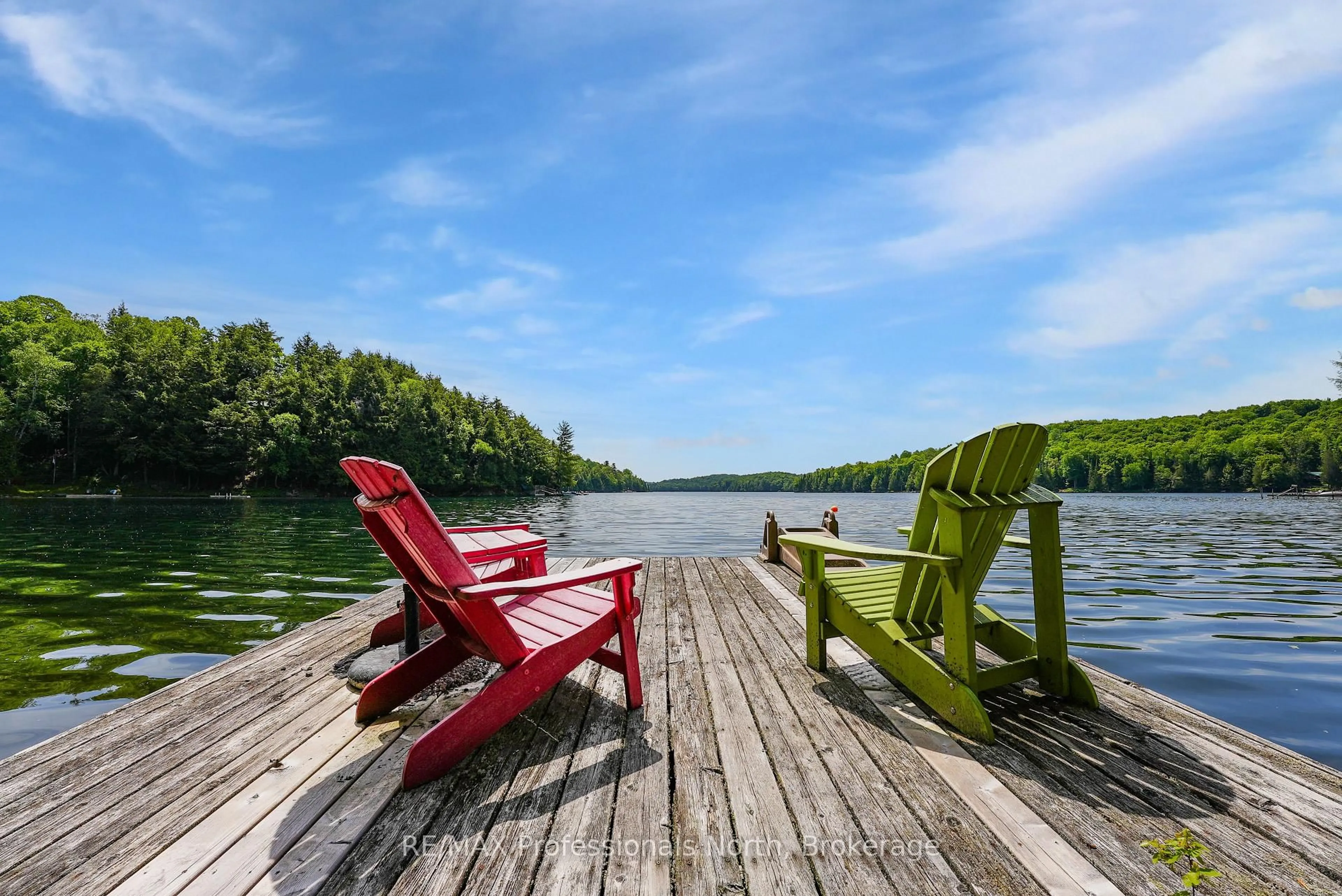 Patio, water/lake/river/ocean view for 1511 Wenona Lake Rd, Dysart et al Ontario K0M 1S0