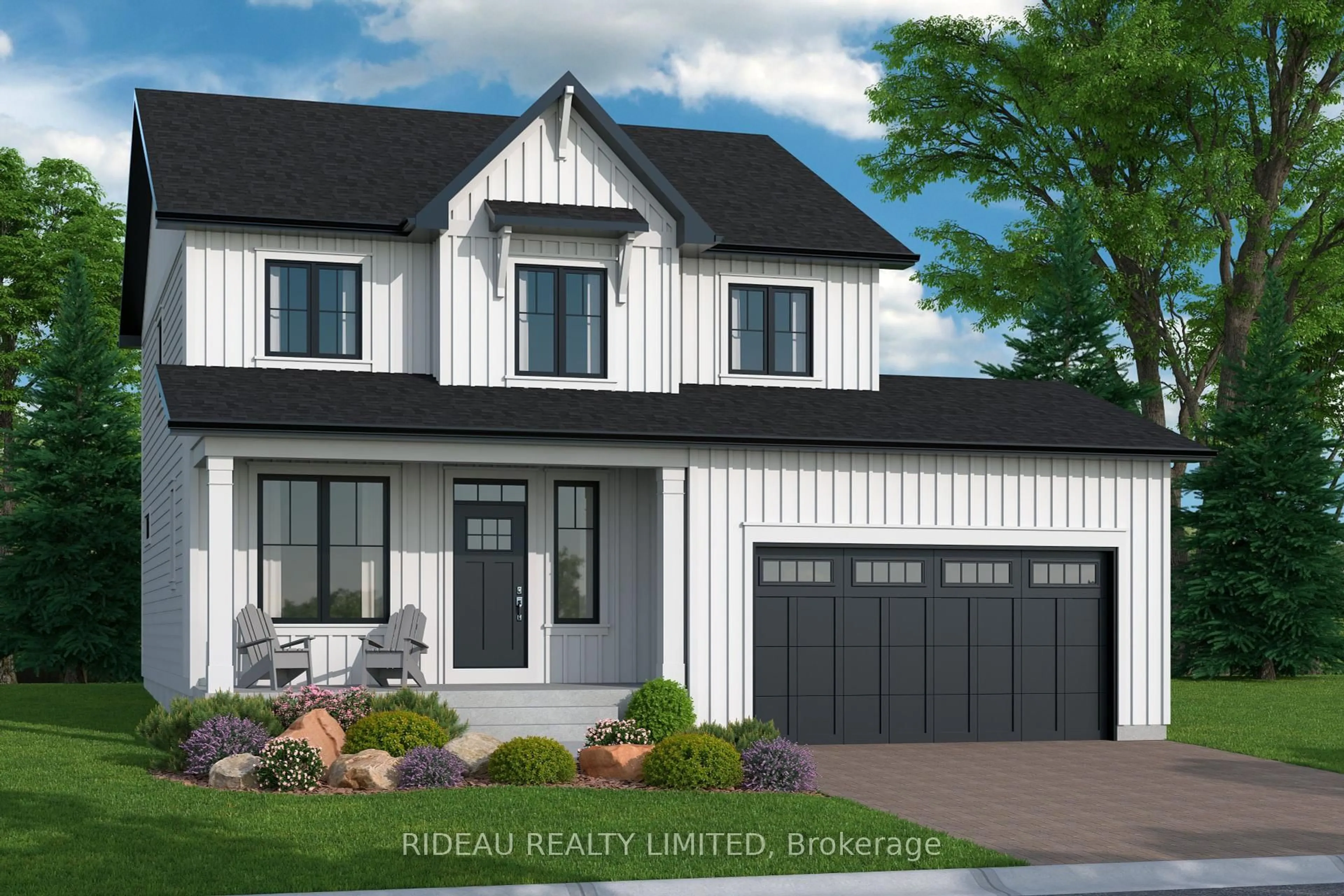 Home with vinyl exterior material, street for 134 Shelter Cove Dr, Westport Ontario K0G 1X0