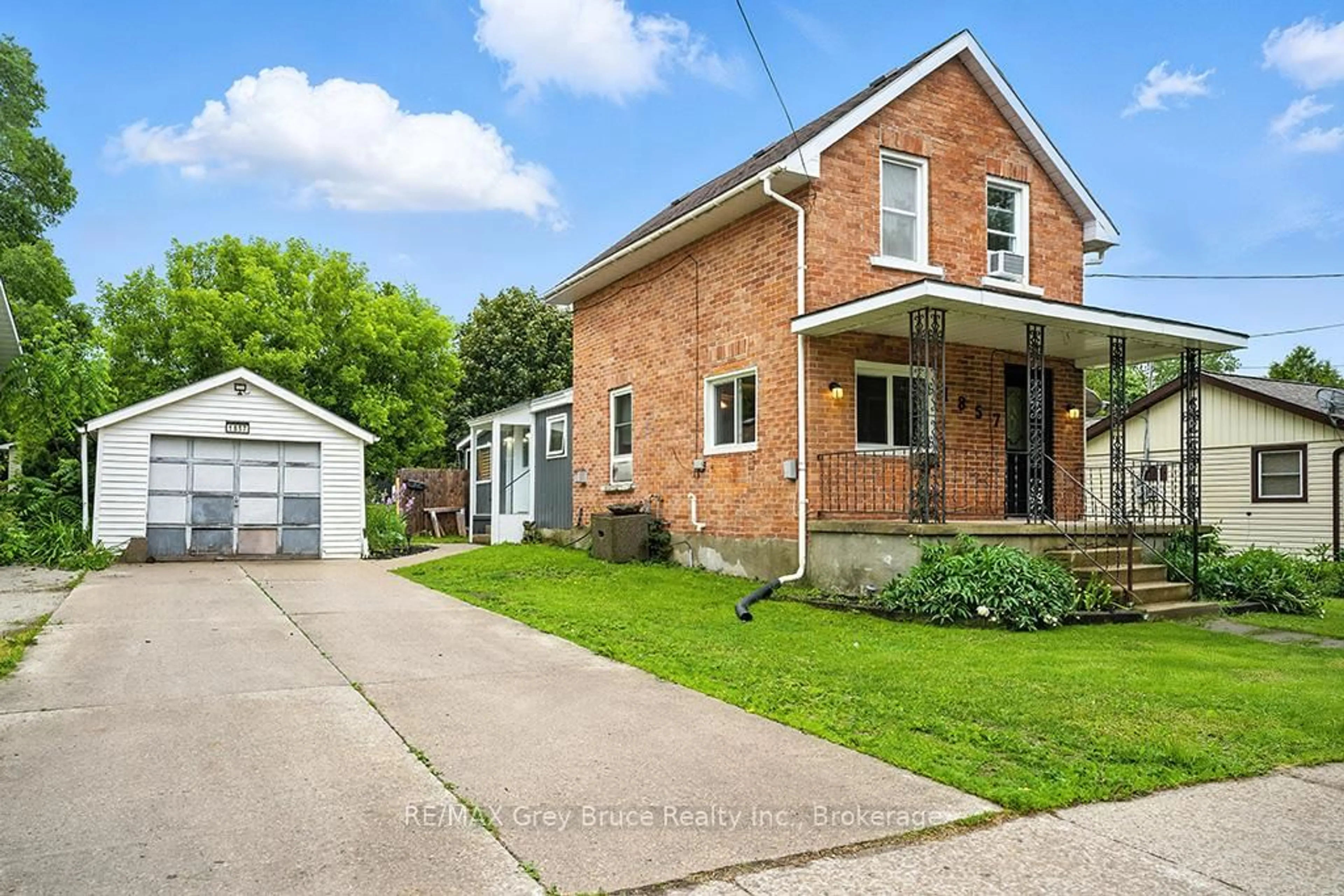 Home with brick exterior material, street for 1857 6th Ave, Owen Sound Ontario N4K 2W1