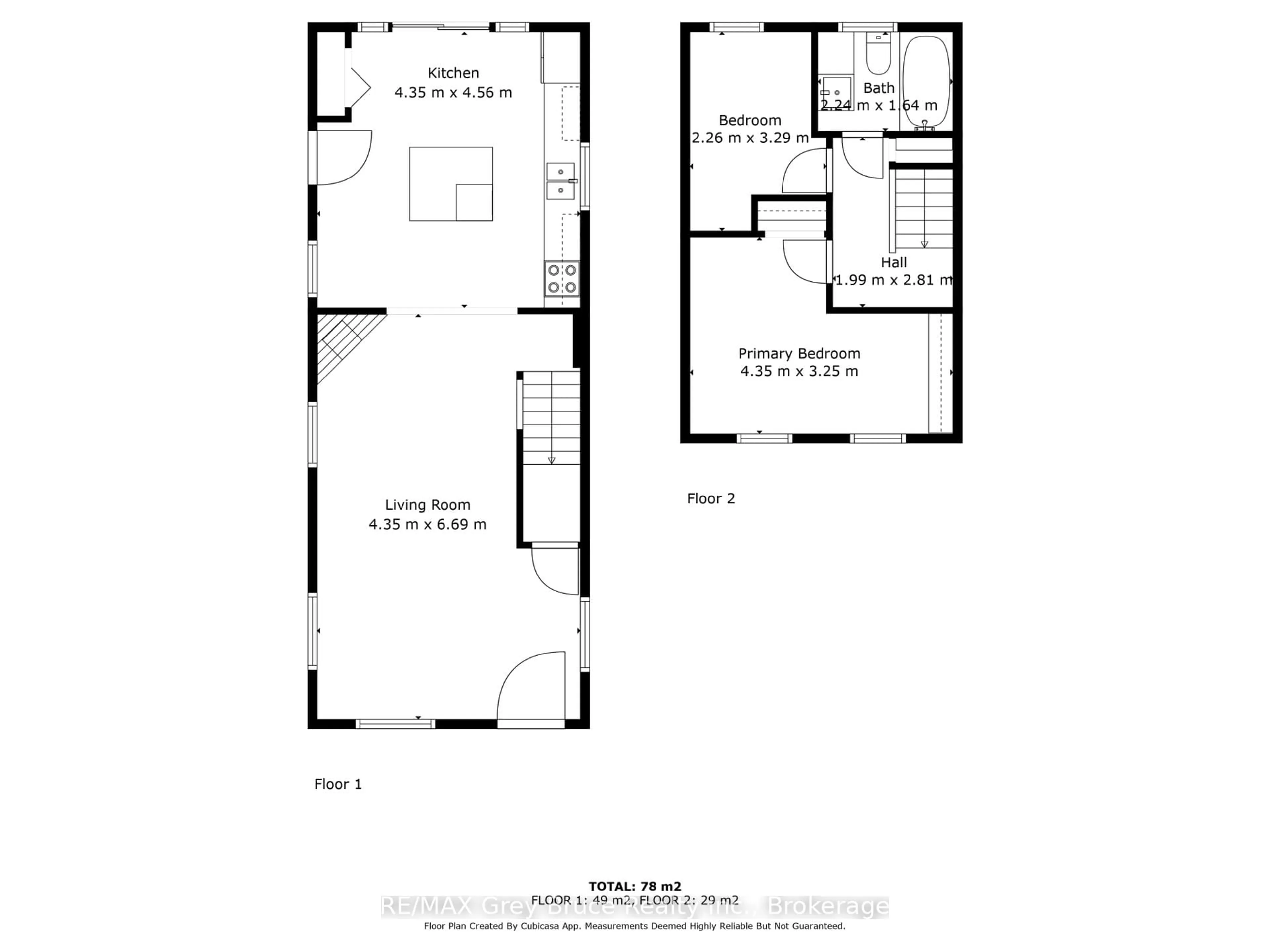 Floor plan for 1857 6th Ave, Owen Sound Ontario N4K 2W1