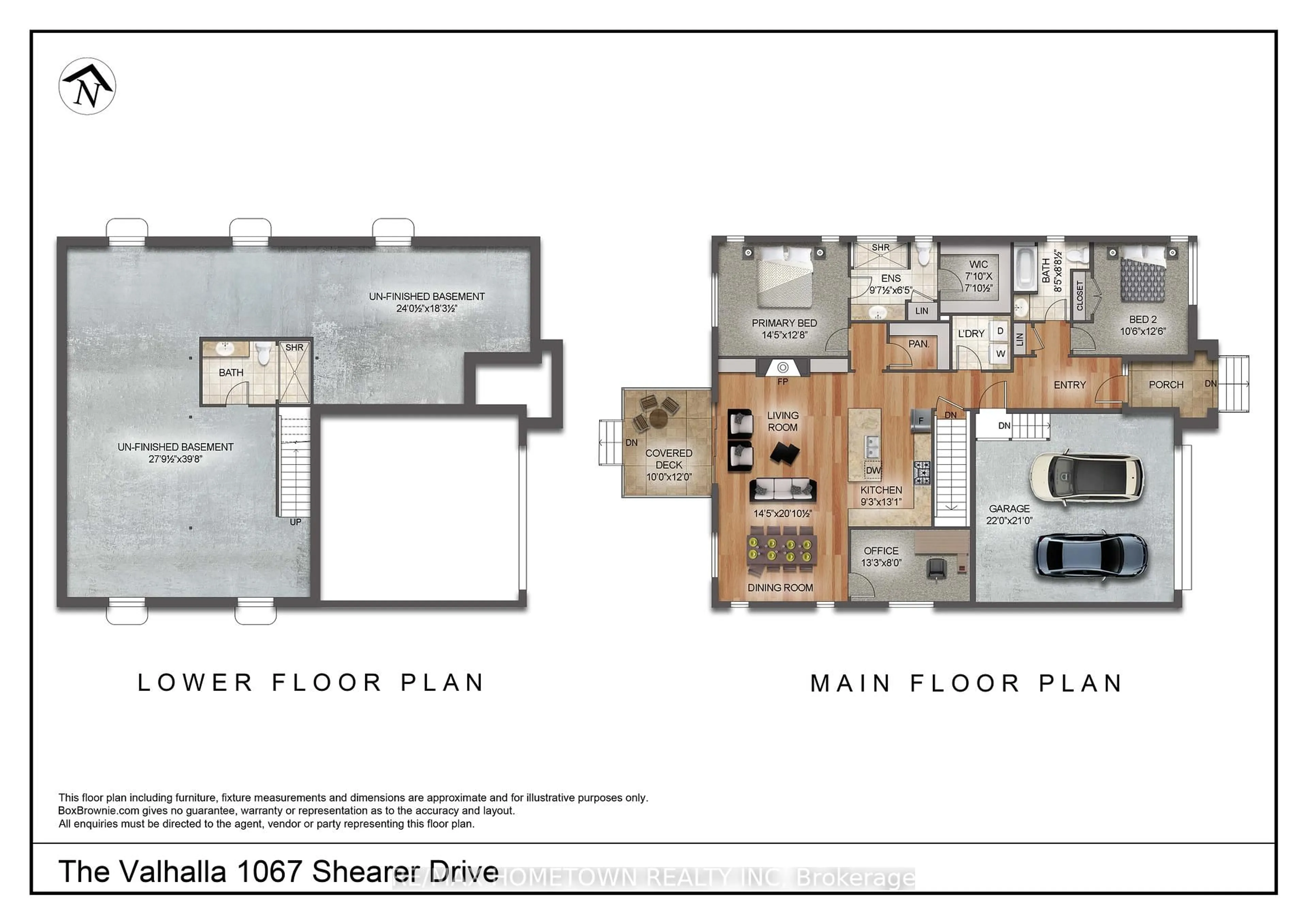 Floor plan for 1067 Shearer Dr, Brockville Ontario K6V 7K1