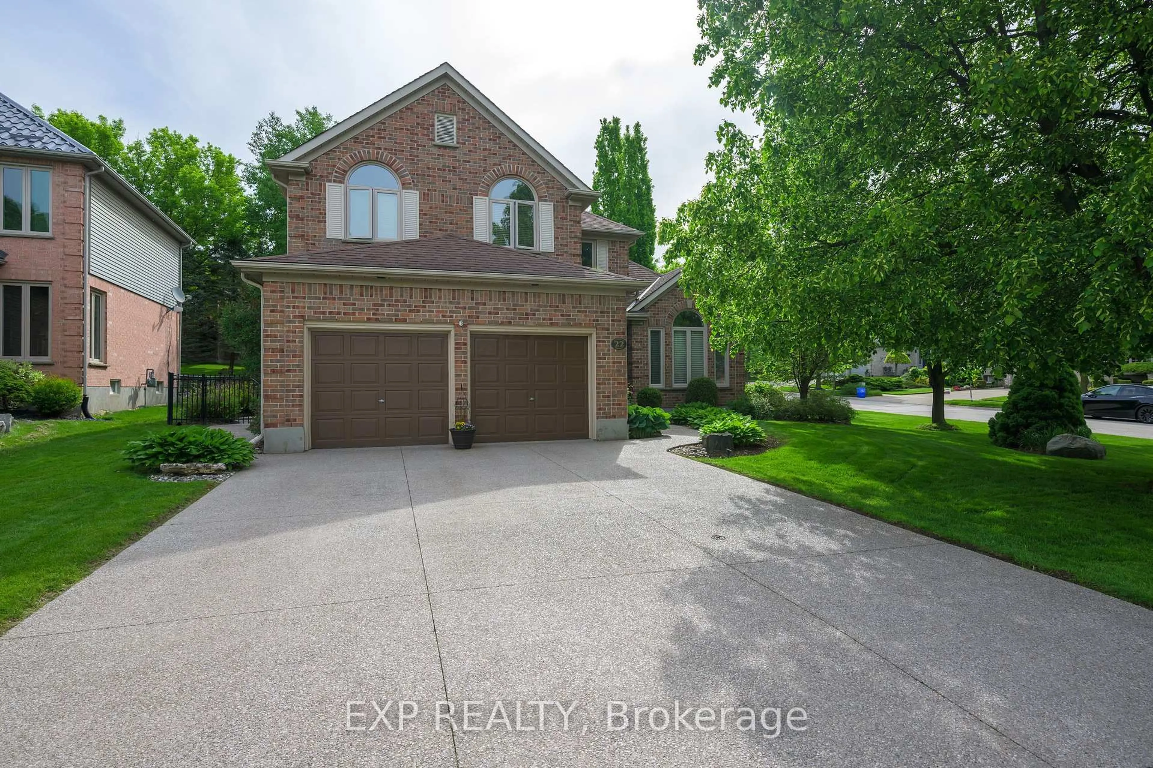 Home with brick exterior material, street for 22 Glenridge Cres, London North Ontario N6G 4W5