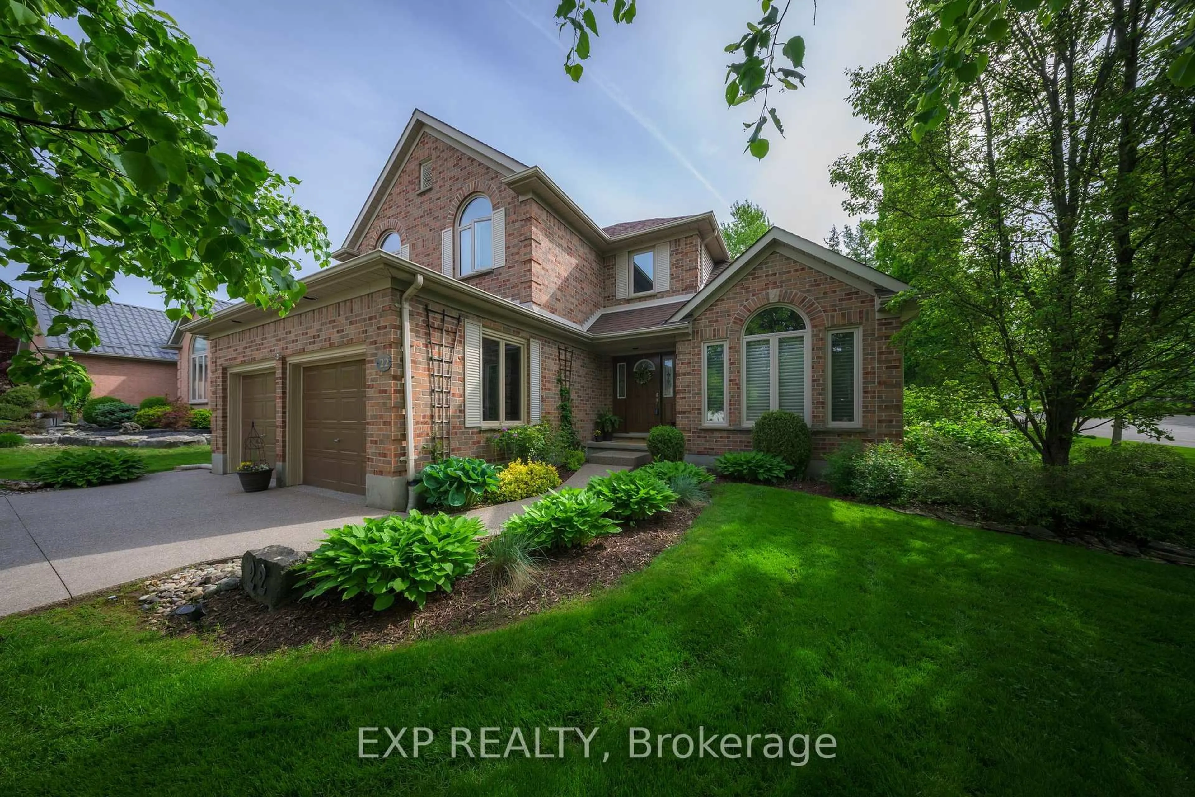 Home with brick exterior material, street for 22 Glenridge Cres, London North Ontario N6G 4W5