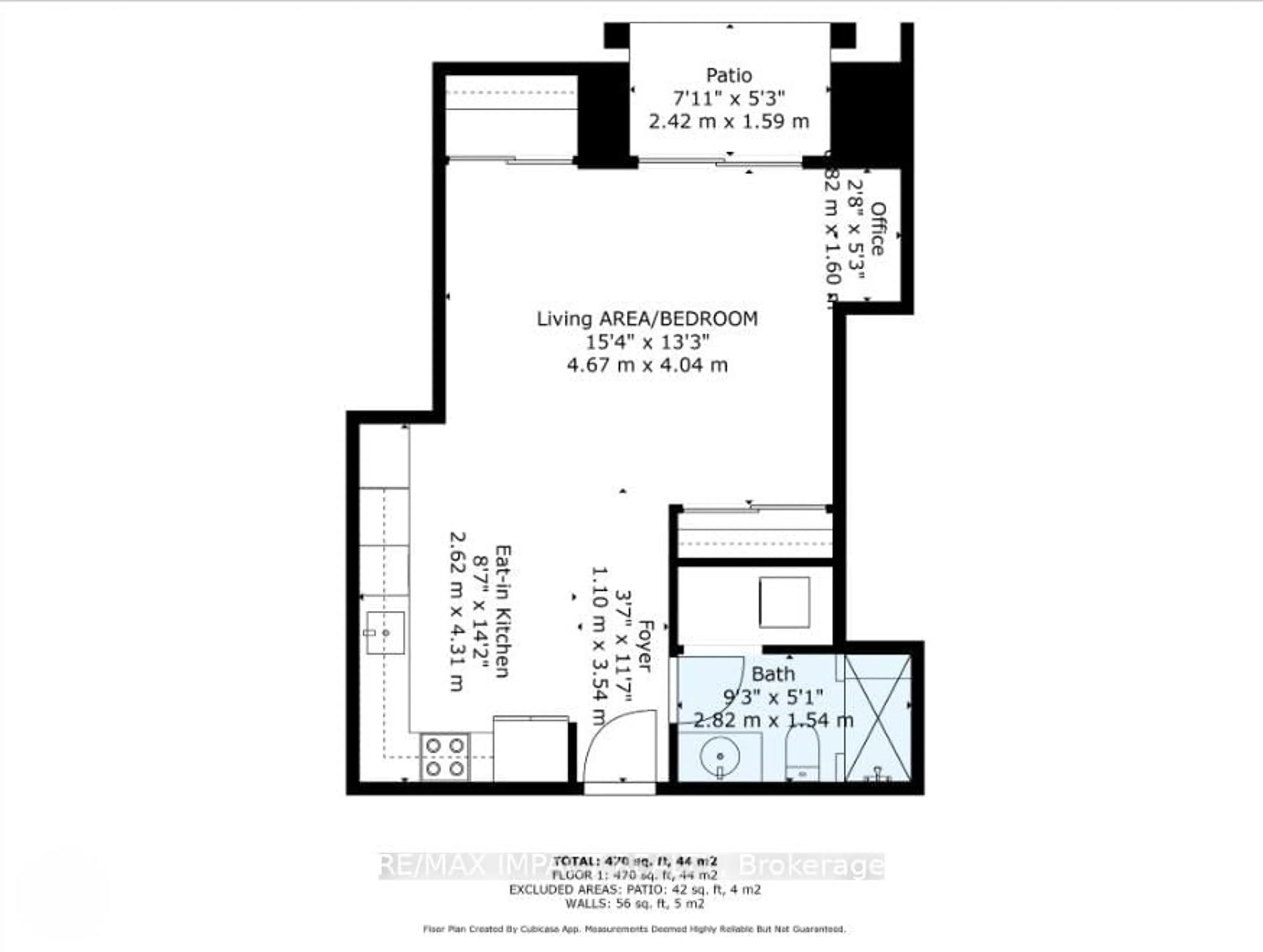 Floor plan for 145 Third St #108, Cobourg Ontario K9A 5X1