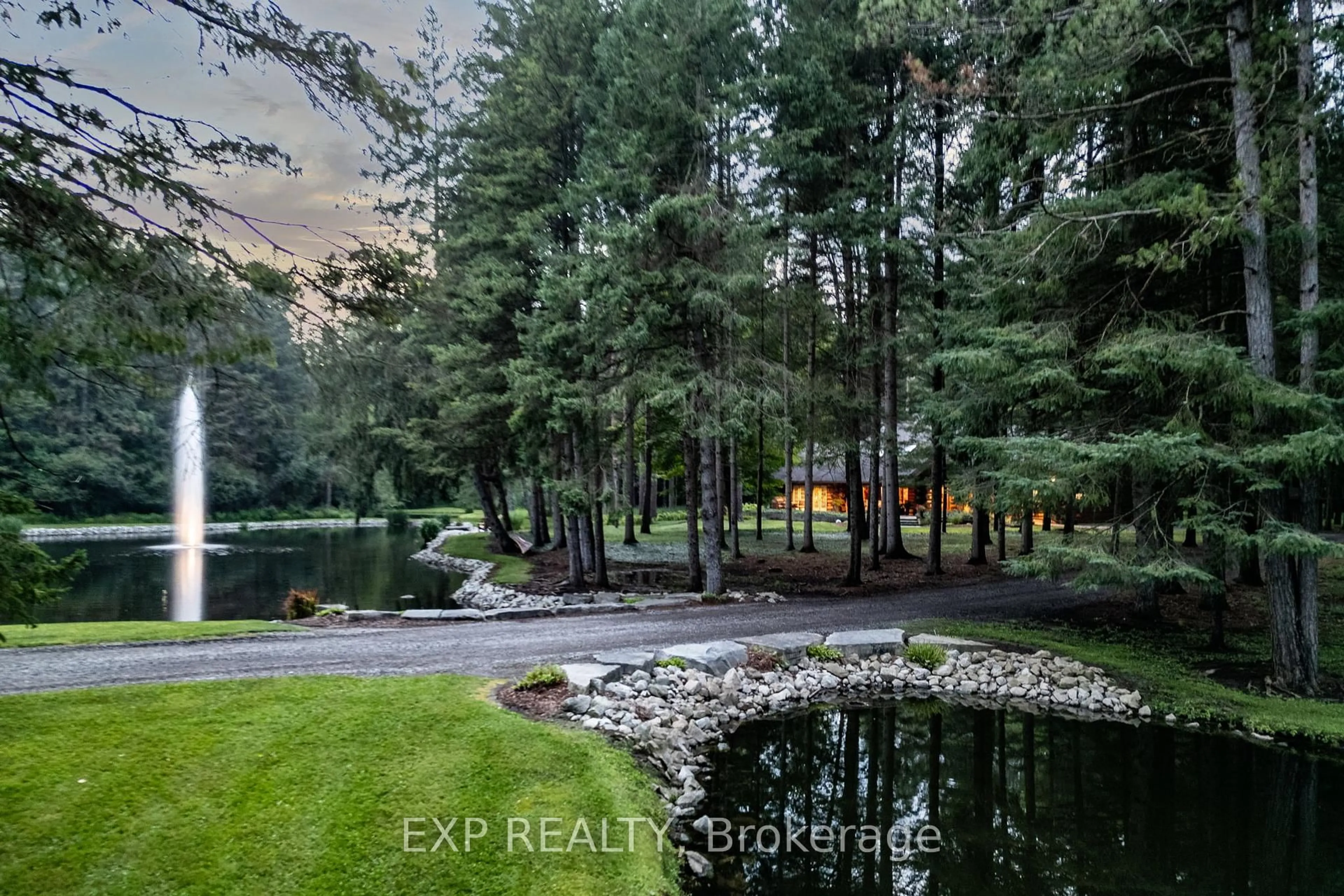 A pic from outside/outdoor area/front of a property/back of a property/a pic from drone, water/lake/river/ocean view for 10608 Longwoods Rd, Middlesex Centre Ontario N0L 1E0