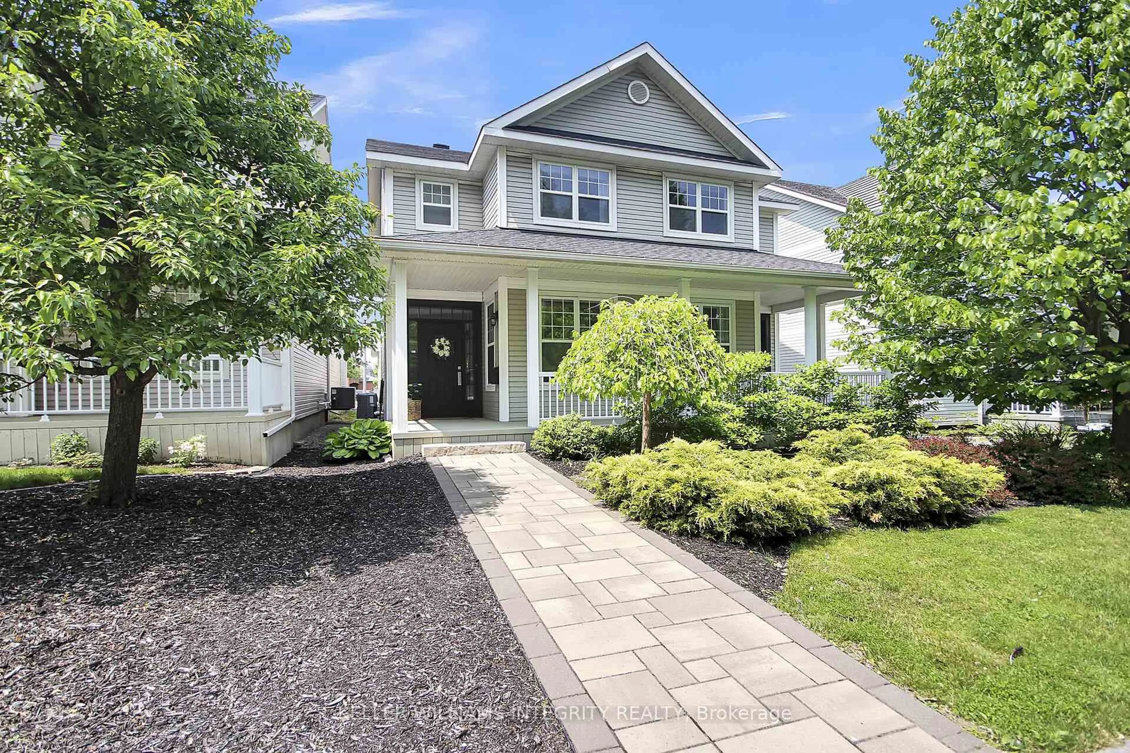 Home with vinyl exterior material, street for 75 Berrigan Dr, Ottawa Ontario K2J 4X2