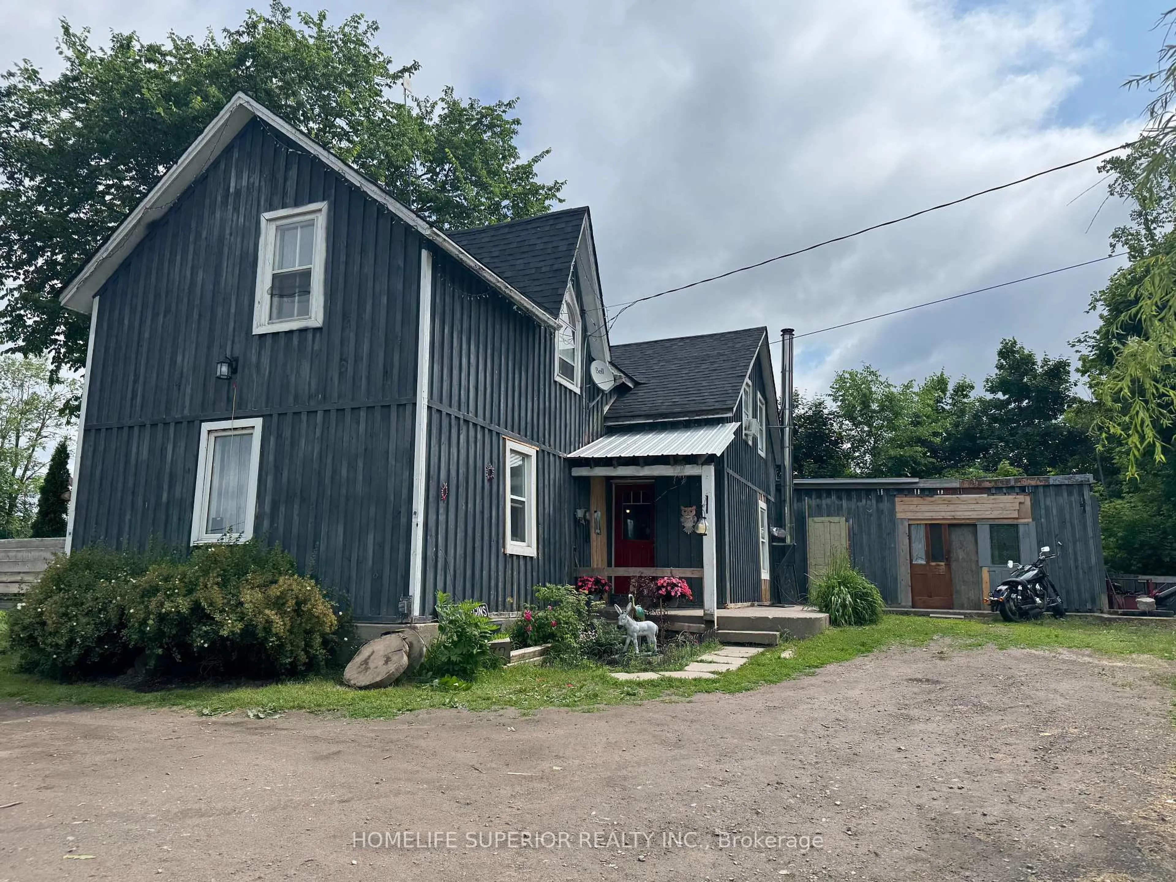 A pic from outside/outdoor area/front of a property/back of a property/a pic from drone, unknown for 5404 Stirling Marmora Rd, Limoges Ontario K0K 2M0